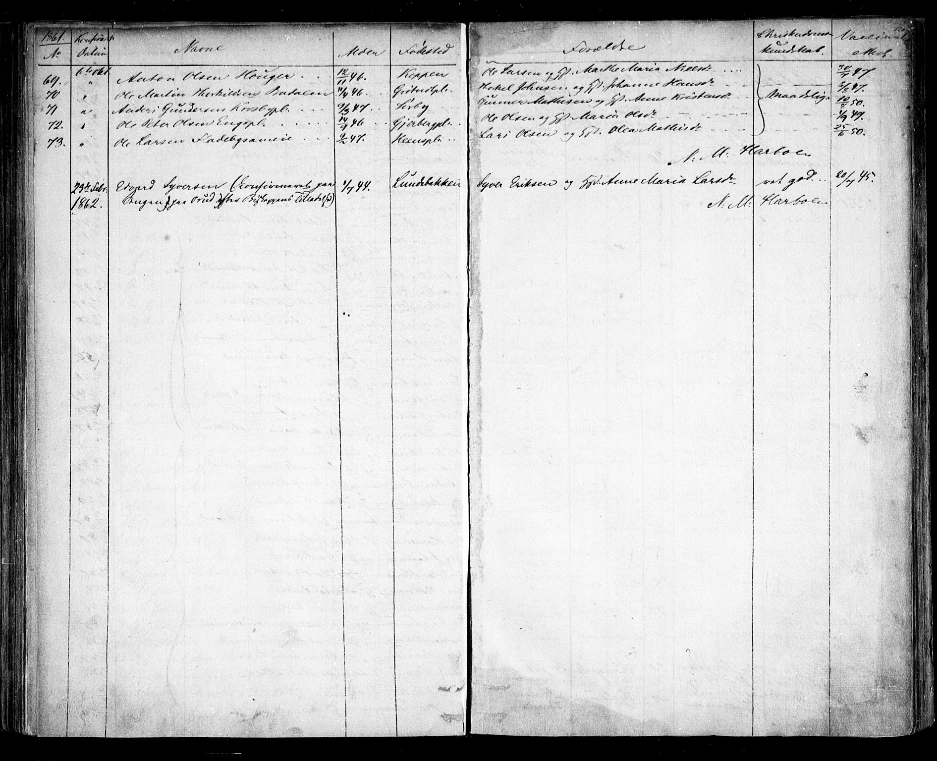 Rakkestad prestekontor Kirkebøker, AV/SAO-A-2008/F/Fa/L0010: Parish register (official) no. I 10, 1857-1861, p. 120