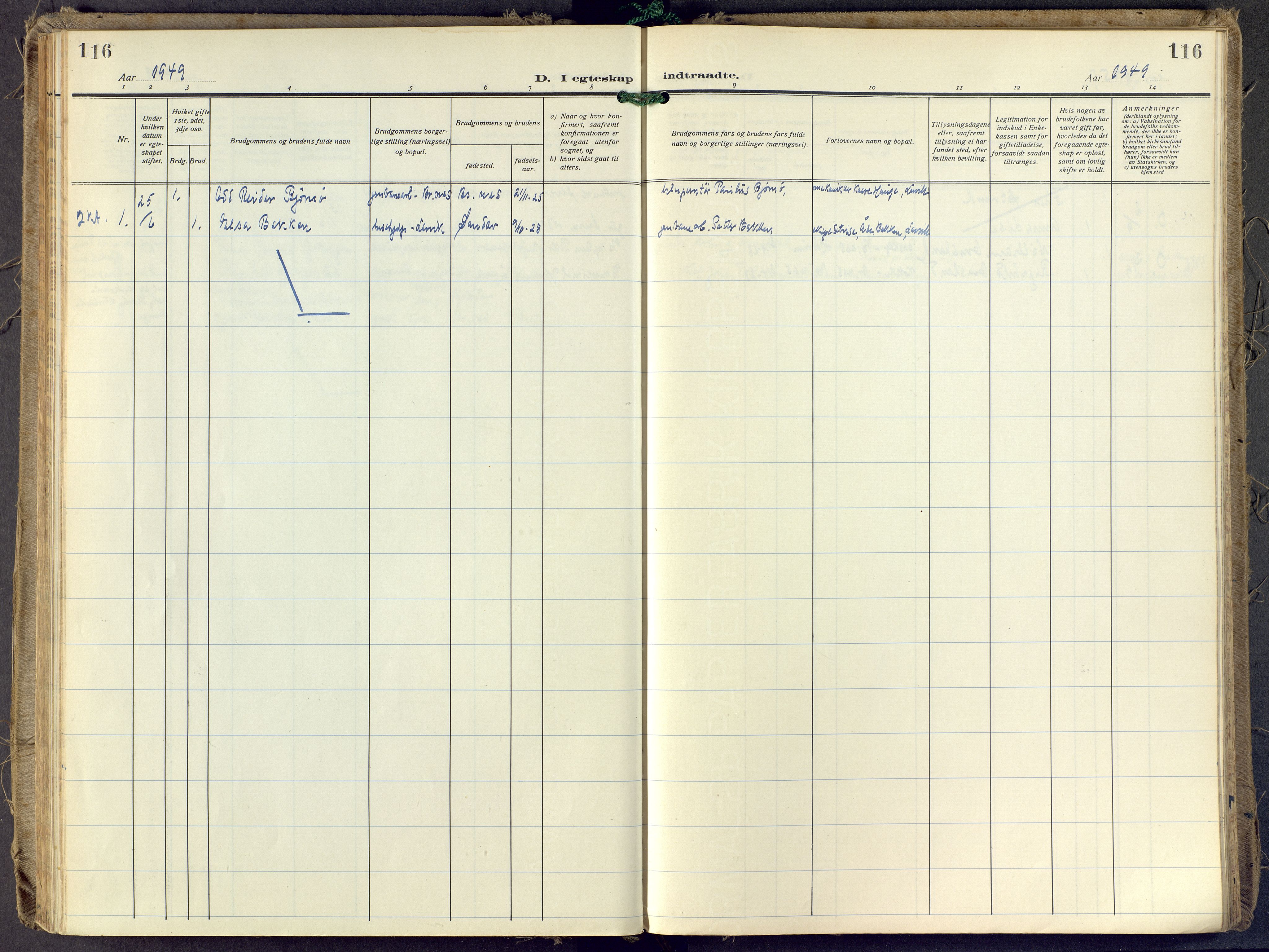 Brunlanes kirkebøker, SAKO/A-342/F/Fd/L0002: Parish register (official) no. IV 2, 1918-1958, p. 116