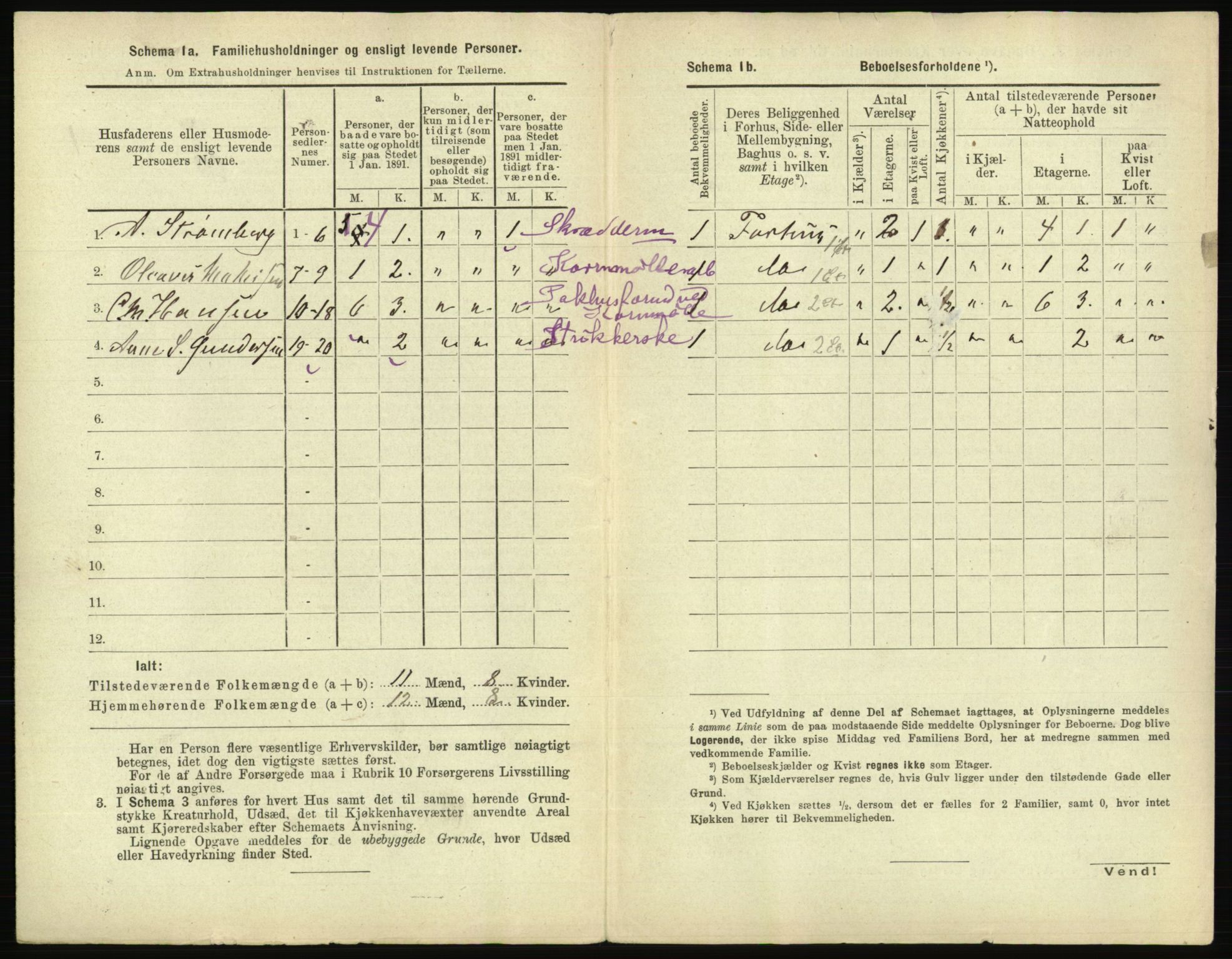 RA, 1891 census for 0104 Moss, 1891, p. 339