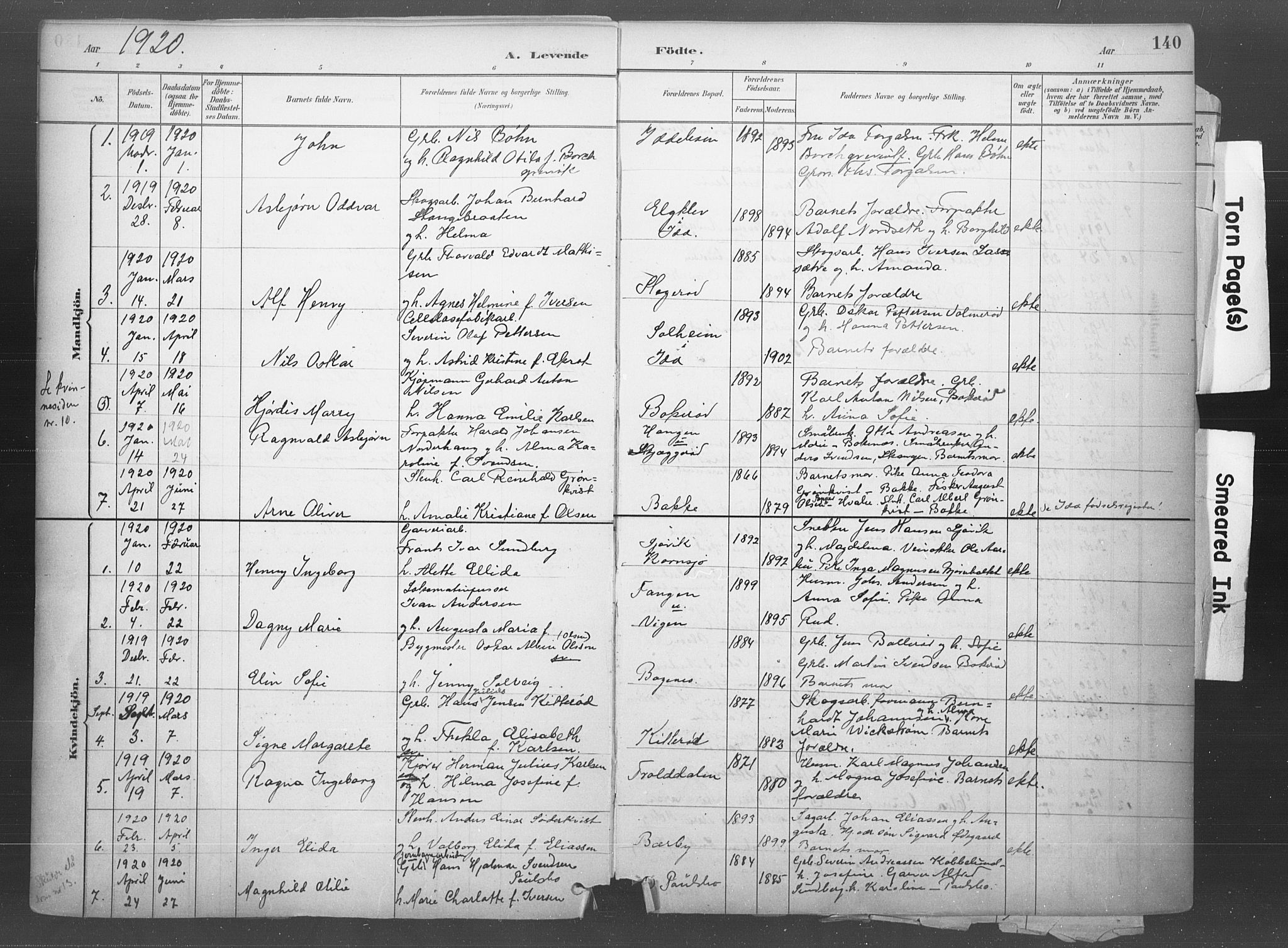 Idd prestekontor Kirkebøker, SAO/A-10911/F/Fb/L0002: Parish register (official) no. II 2, 1882-1923, p. 140