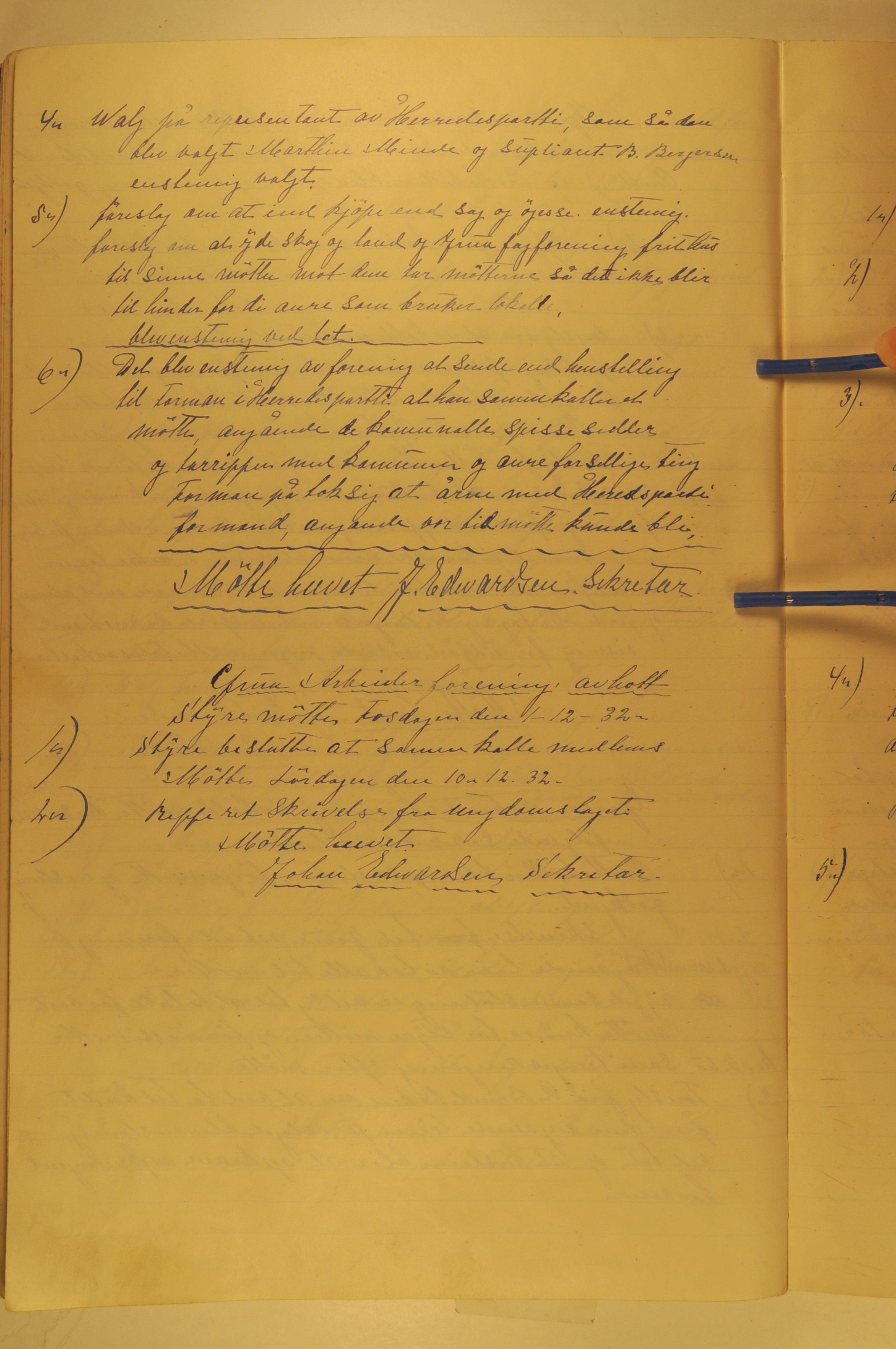Grua Arbeiderlag, OARM/H-A-00261/A/L0001/0001: Forhandlingsprotokoller / Forhandlingsprotokoll Grua Arbeiderforening, 1918-1939