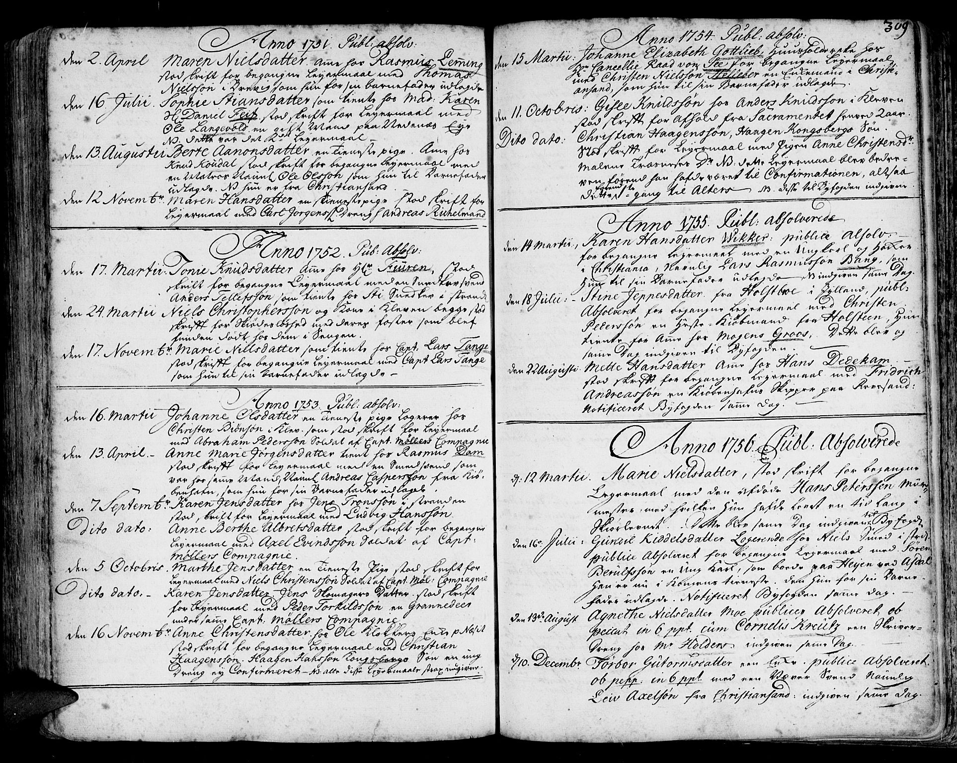 Arendal sokneprestkontor, Trefoldighet, SAK/1111-0040/F/Fa/L0001: Parish register (official) no. A 1, 1703-1815, p. 385