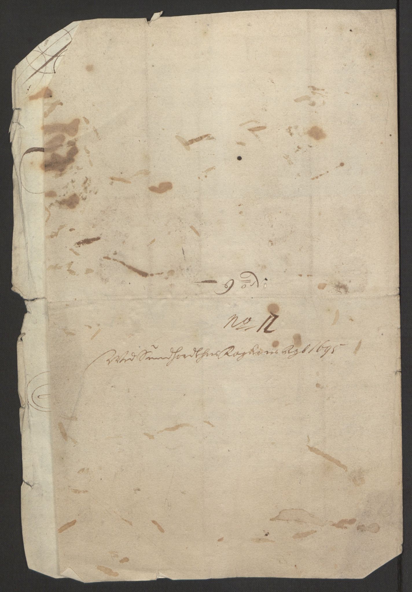 Rentekammeret inntil 1814, Reviderte regnskaper, Fogderegnskap, AV/RA-EA-4092/R48/L2976: Fogderegnskap Sunnhordland og Hardanger, 1695-1696, p. 139