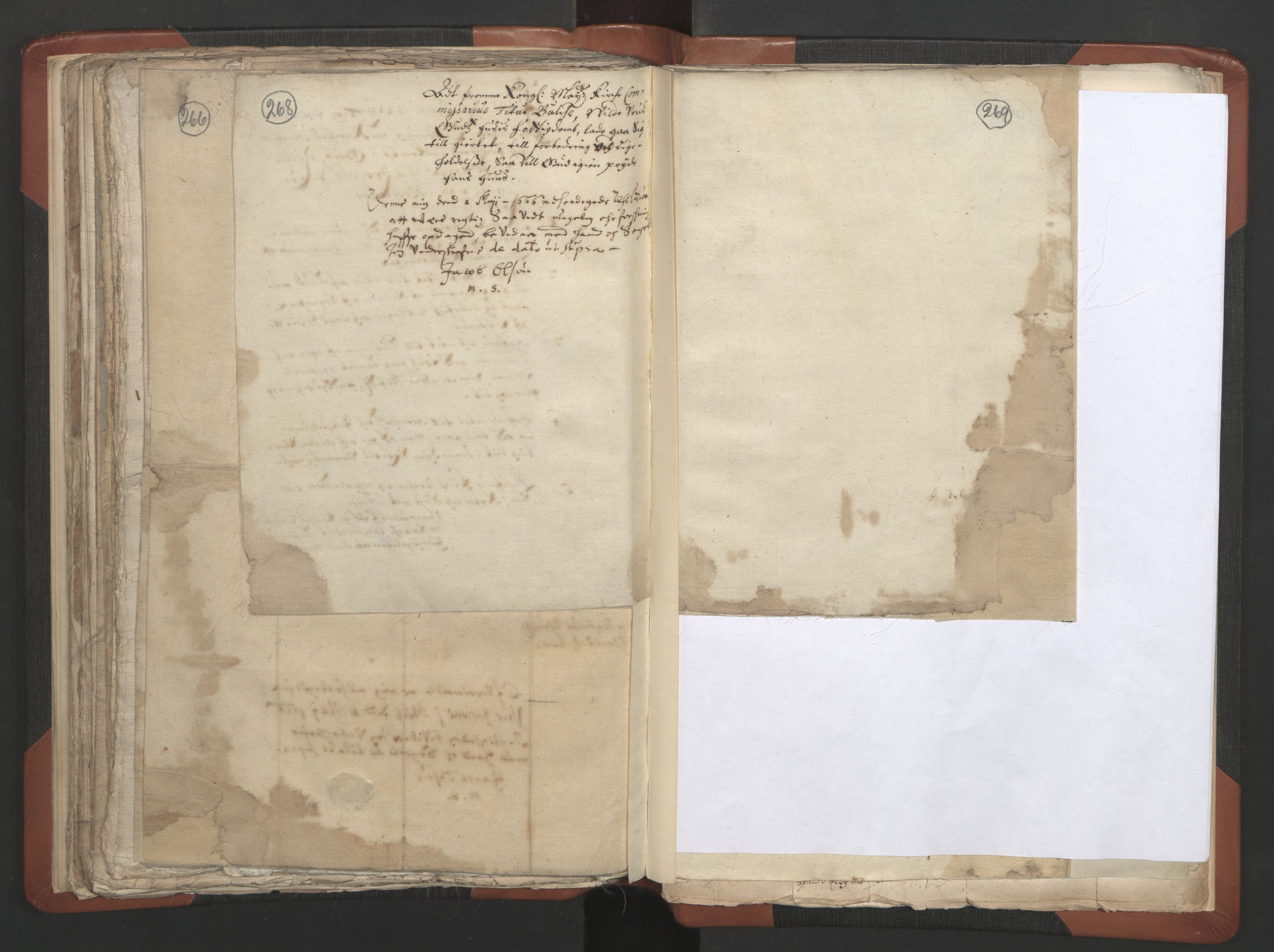 RA, Vicar's Census 1664-1666, no. 28: Nordmøre deanery, 1664-1666, p. 268-269