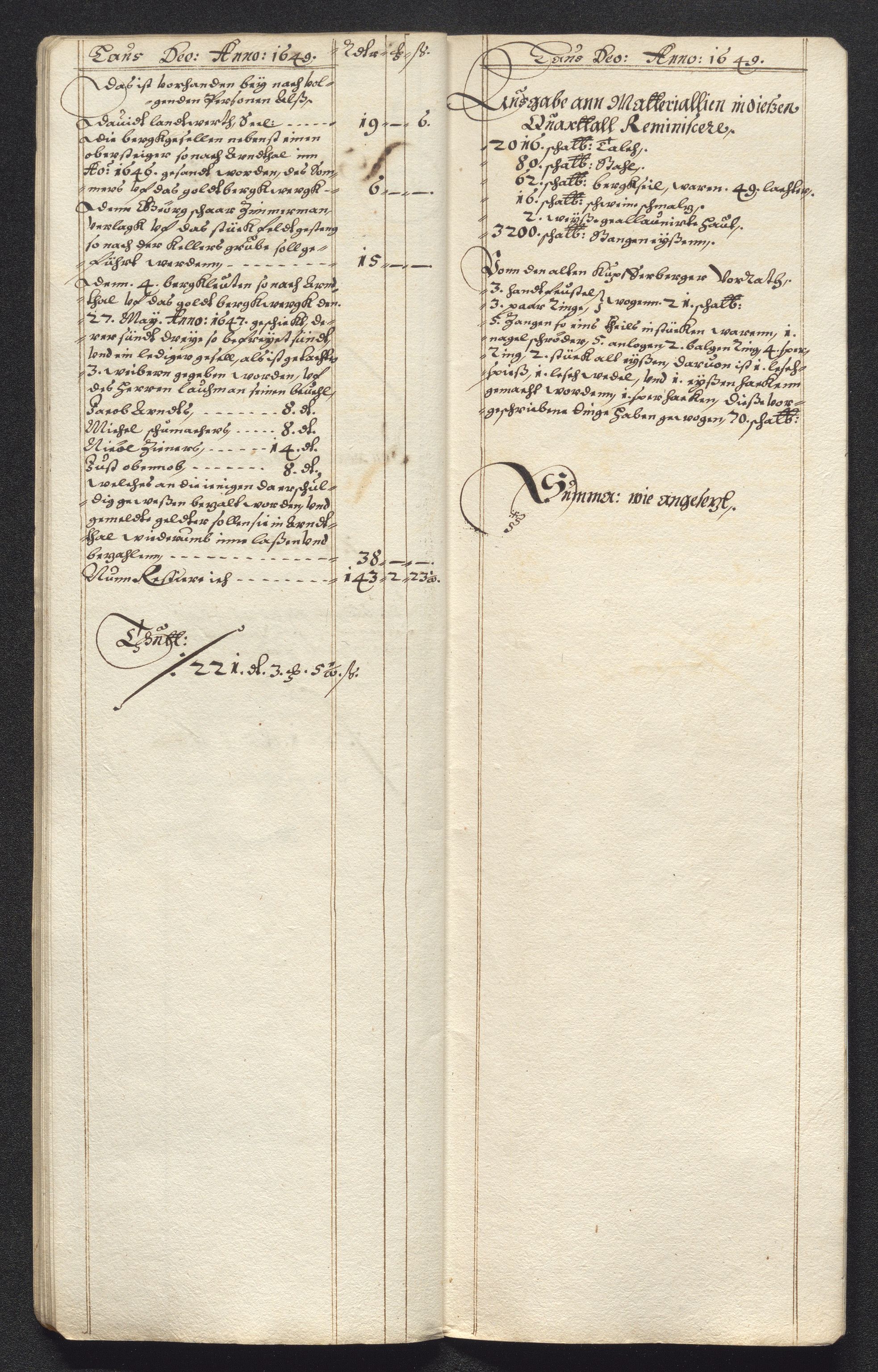 Kongsberg Sølvverk 1623-1816, SAKO/EA-3135/001/D/Dc/Dcd/L0023: Utgiftsregnskap for gruver m.m., 1649, p. 337