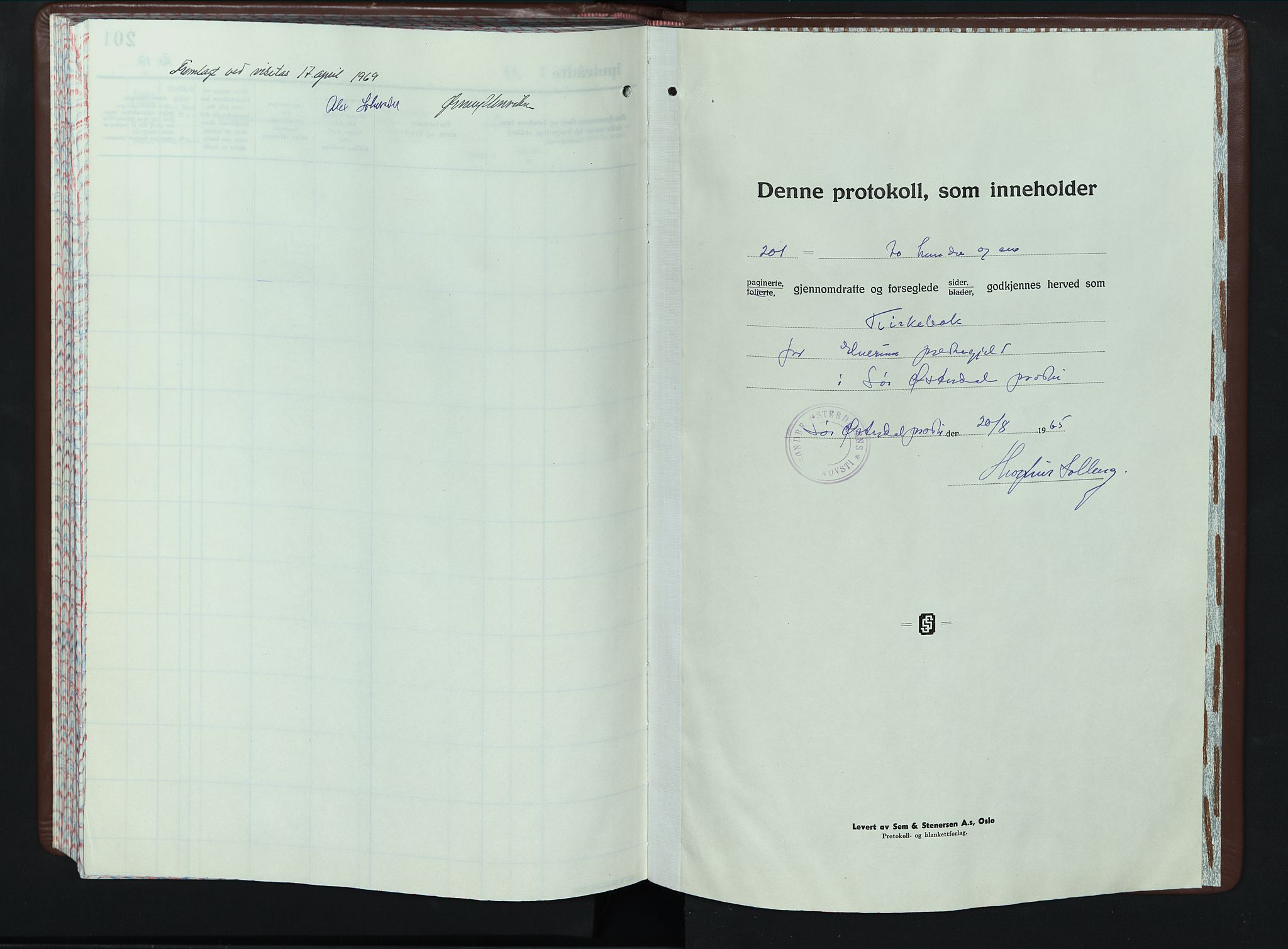 Elverum prestekontor, SAH/PREST-044/H/Ha/Hab/L0029: Parish register (copy) no. 29, 1964-1969