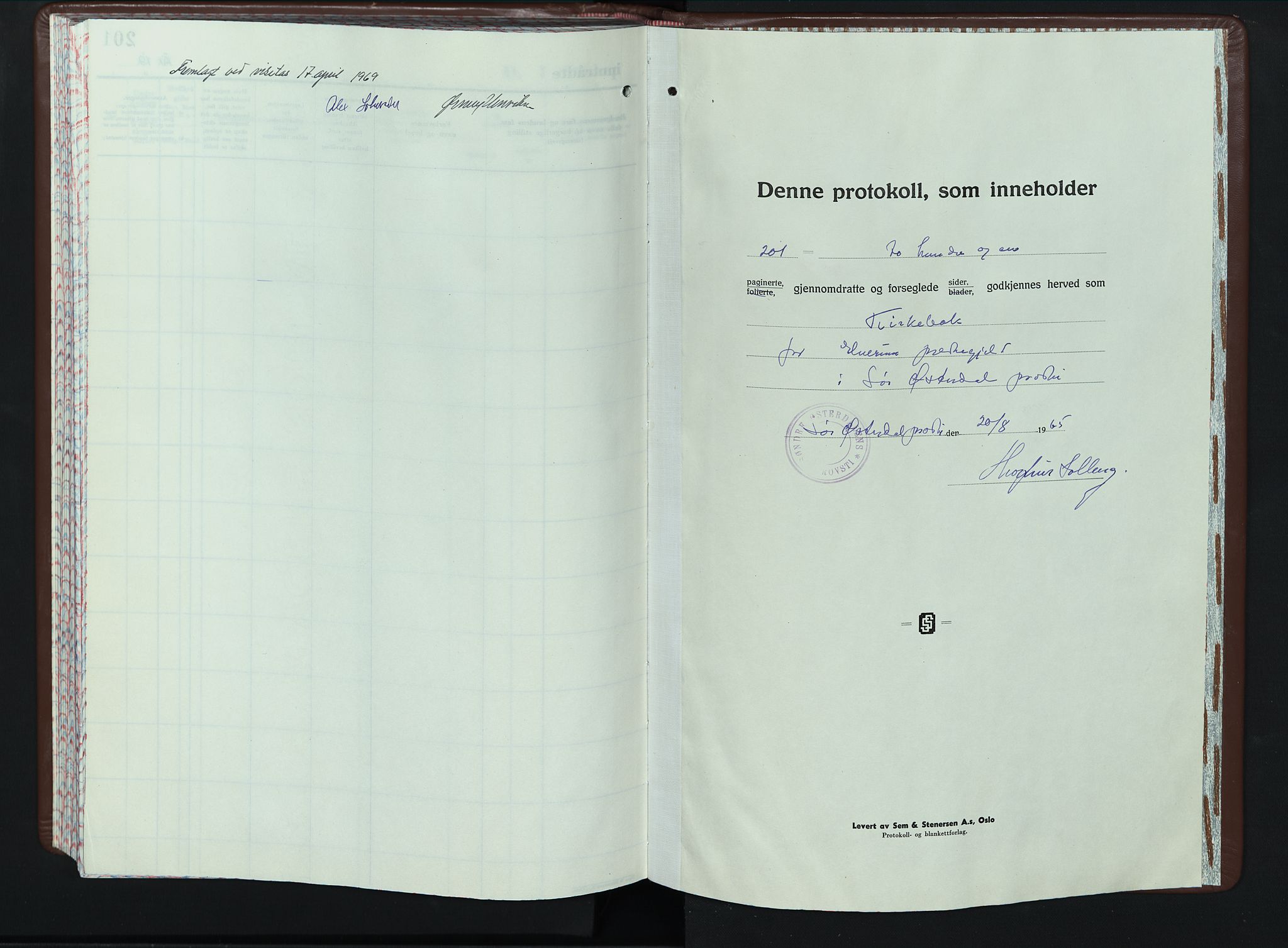 Elverum prestekontor, AV/SAH-PREST-044/H/Ha/Hab/L0029: Parish register (copy) no. 29, 1964-1969