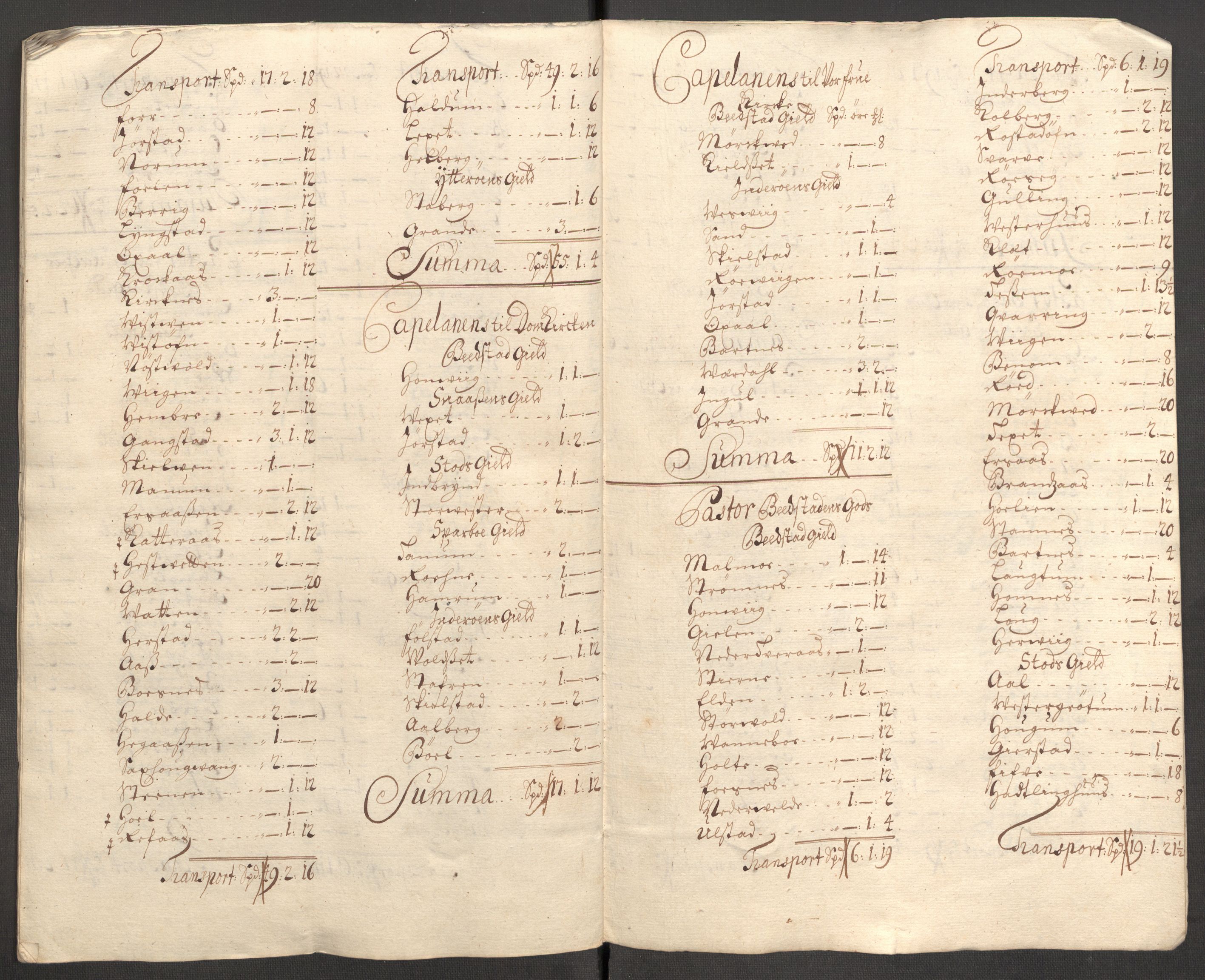 Rentekammeret inntil 1814, Reviderte regnskaper, Fogderegnskap, RA/EA-4092/R63/L4315: Fogderegnskap Inderøy, 1706-1707, p. 249
