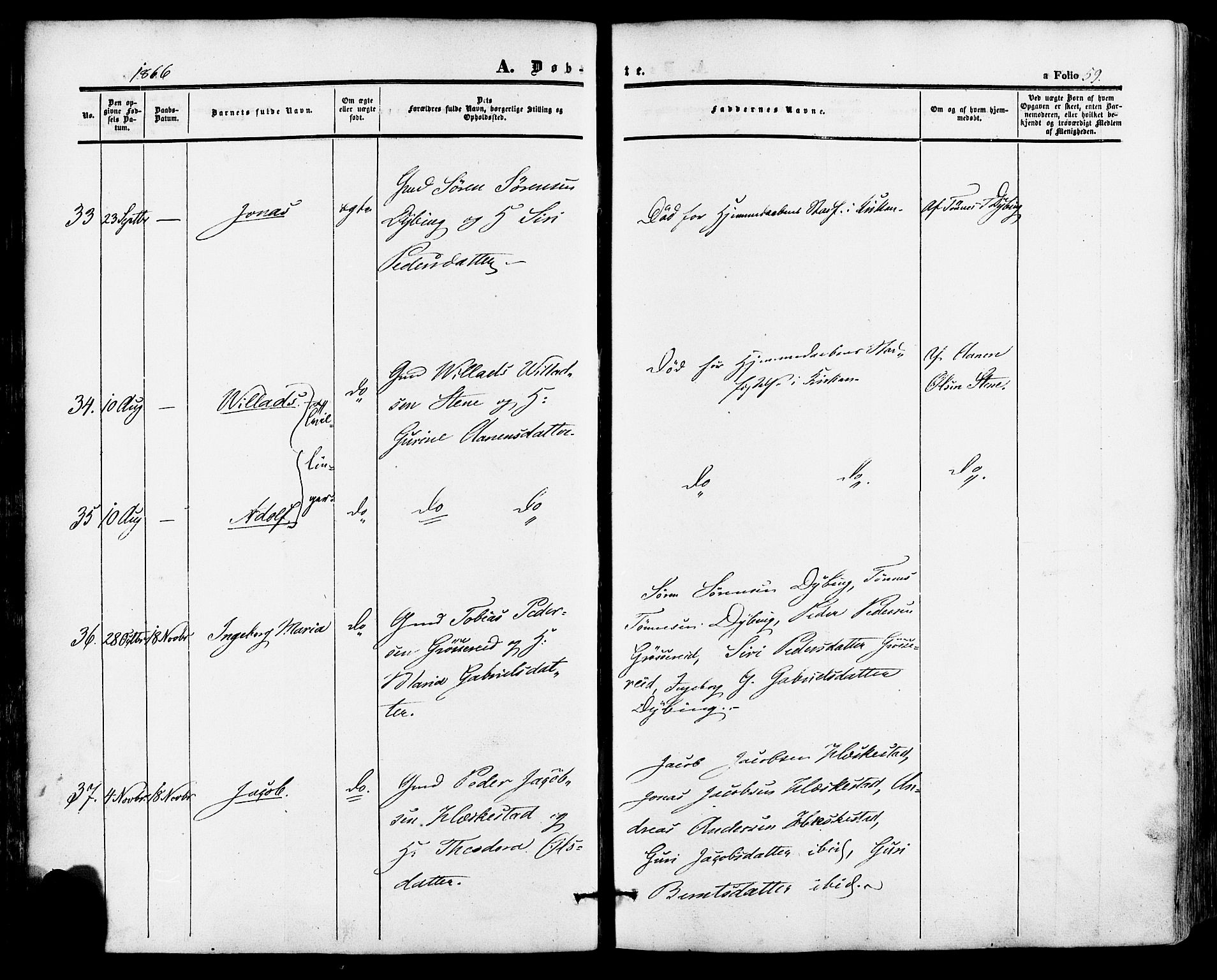 Lund sokneprestkontor, AV/SAST-A-101809/S06/L0010: Parish register (official) no. A 9, 1854-1886, p. 59