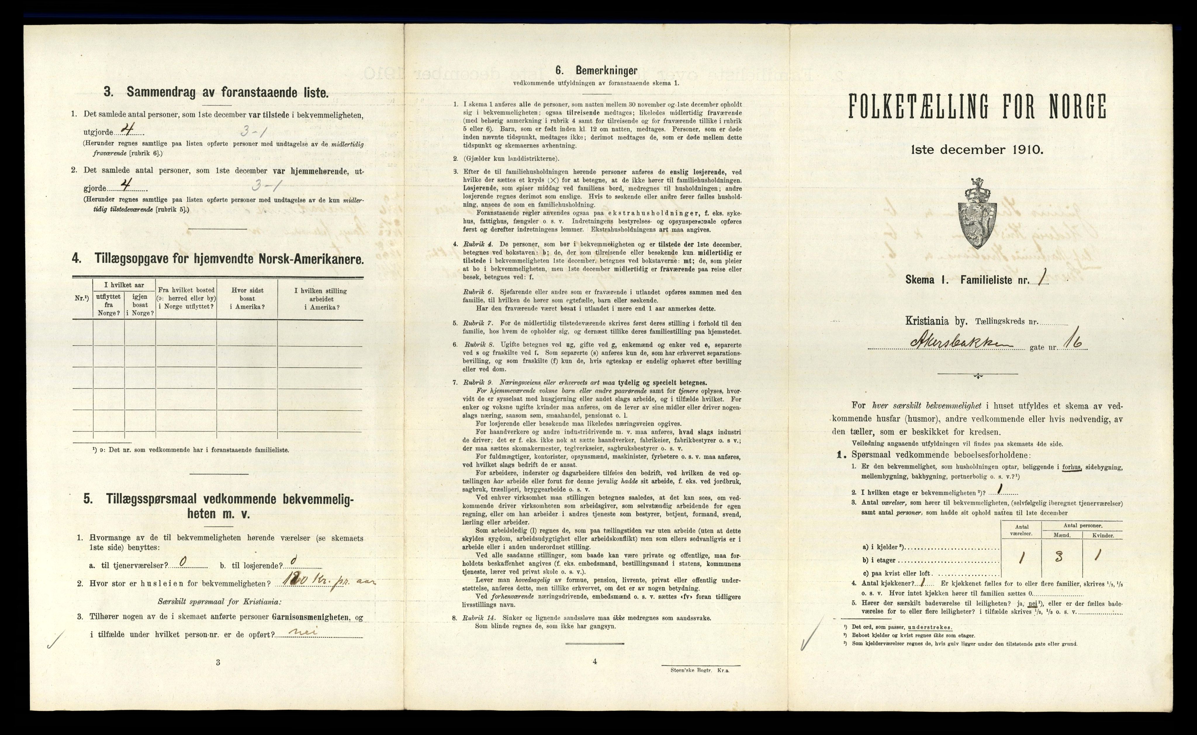 RA, 1910 census for Kristiania, 1910, p. 1803