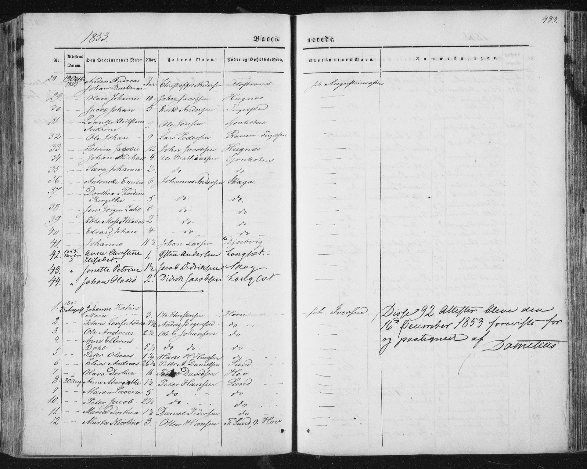 Ministerialprotokoller, klokkerbøker og fødselsregistre - Nordland, AV/SAT-A-1459/838/L0549: Parish register (official) no. 838A07, 1840-1854, p. 483