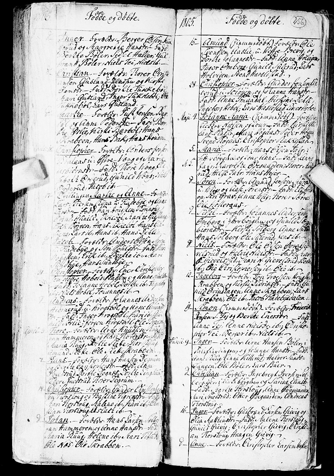 Enebakk prestekontor Kirkebøker, AV/SAO-A-10171c/F/Fa/L0002: Parish register (official) no. I 2, 1755-1806, p. 255-256