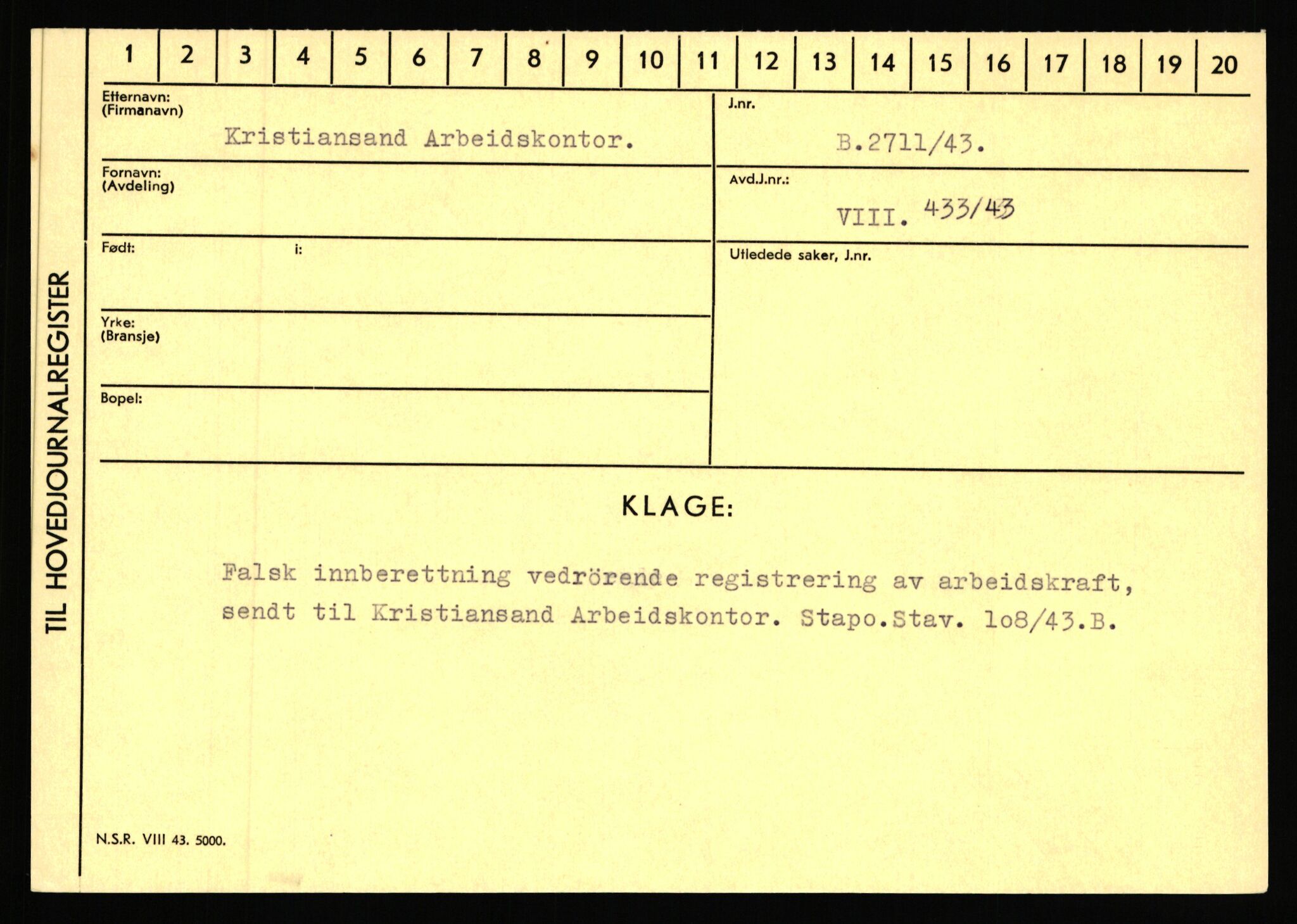 Statspolitiet - Hovedkontoret / Osloavdelingen, AV/RA-S-1329/C/Ca/L0009: Knutsen - Limstrand, 1943-1945, p. 1100