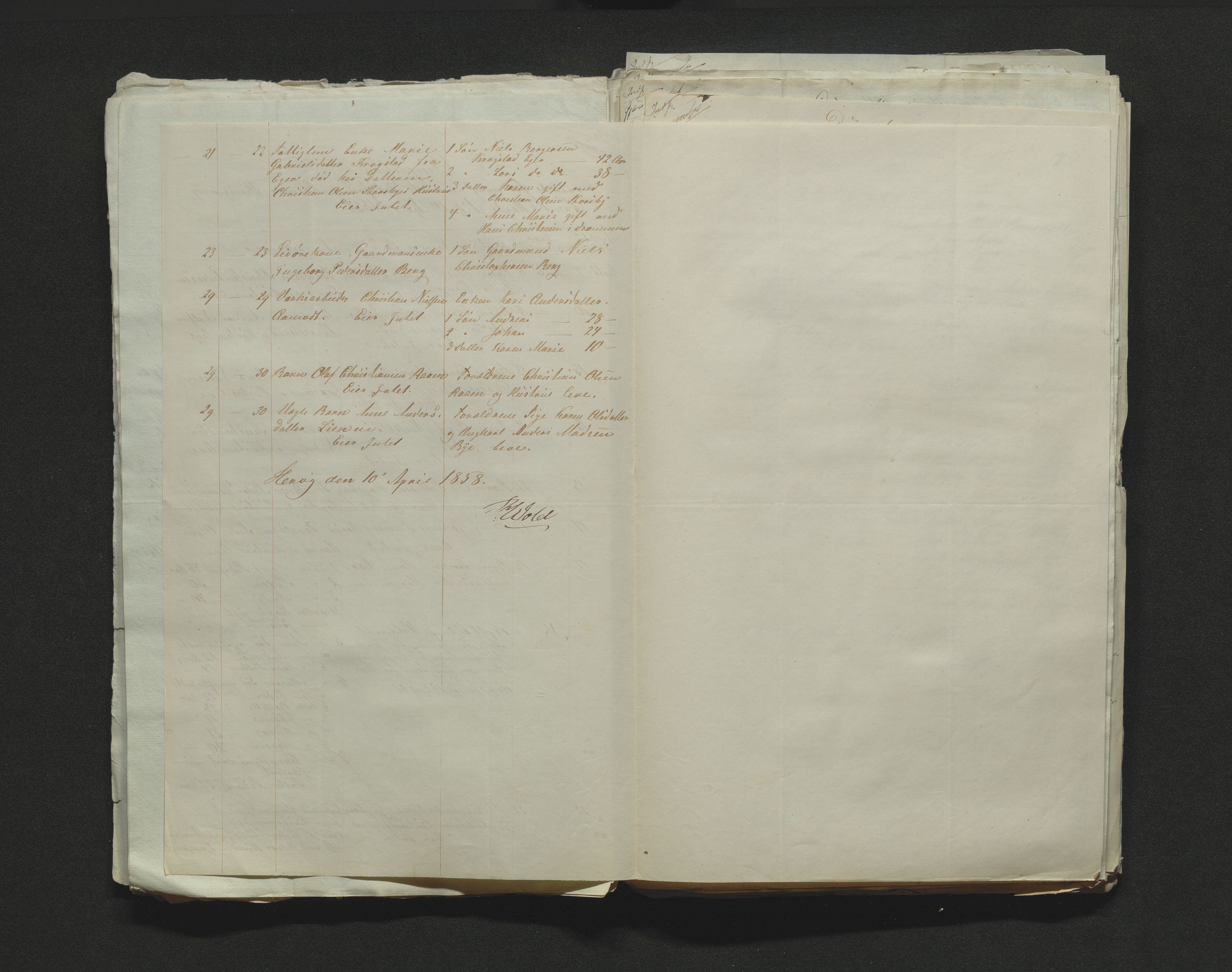 Eiker, Modum og Sigdal sorenskriveri, AV/SAKO-A-123/H/Ha/Hab/L0010: Dødsfallsmeldinger, 1858-1861, p. 49