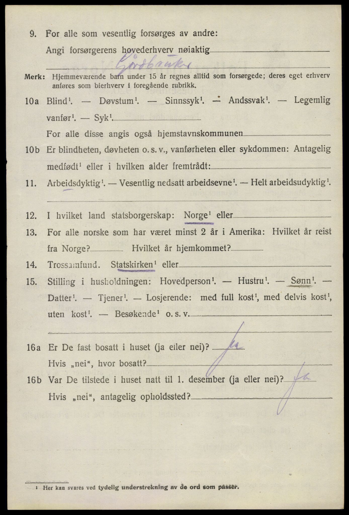 SAO, 1920 census for Bærum, 1920, p. 9741