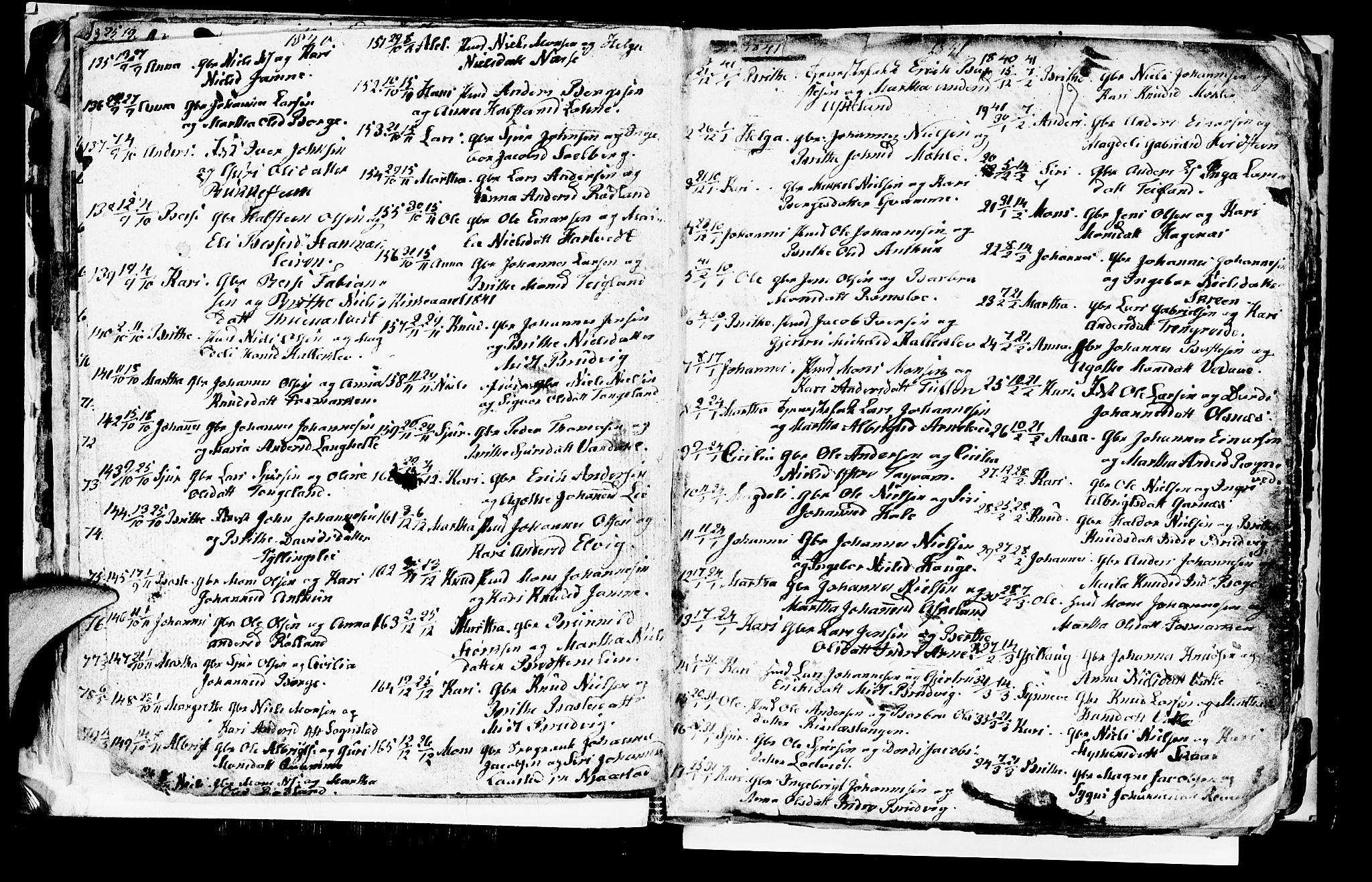 Haus sokneprestembete, AV/SAB-A-75601/H/Hab: Parish register (copy) no. A 1, 1830-1855, p. 17