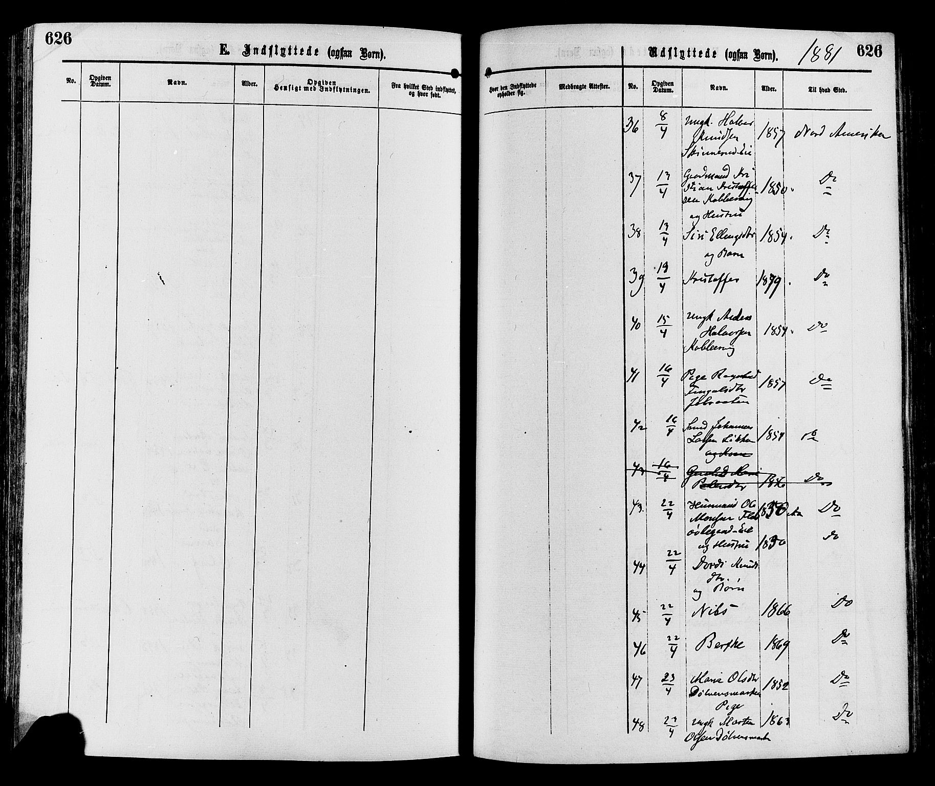 Sør-Aurdal prestekontor, AV/SAH-PREST-128/H/Ha/Haa/L0008: Parish register (official) no. 8, 1877-1885, p. 626