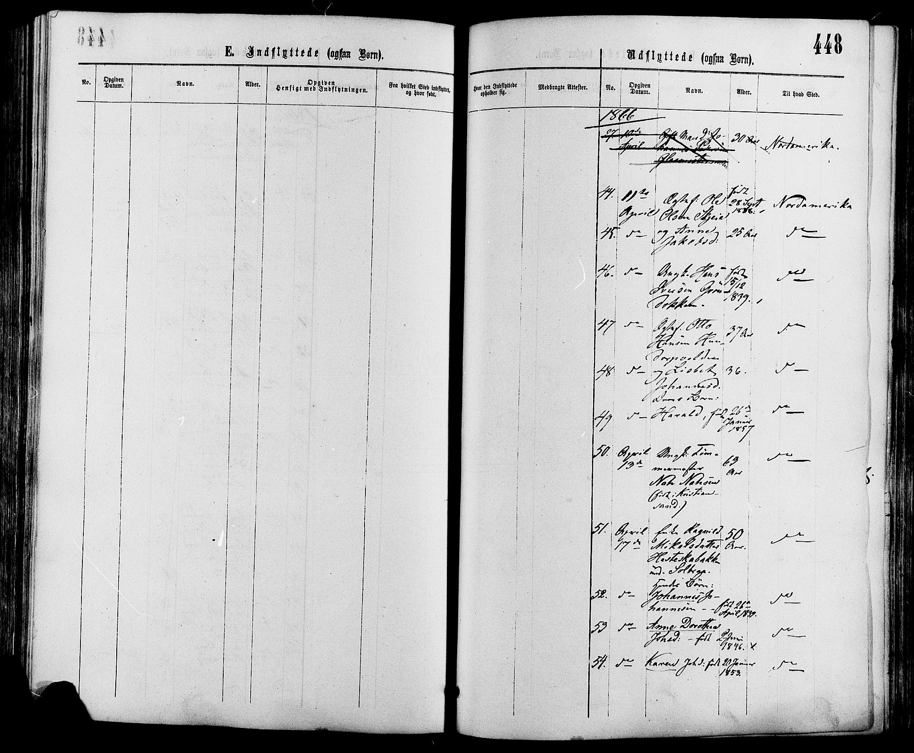 Sør-Fron prestekontor, AV/SAH-PREST-010/H/Ha/Haa/L0002: Parish register (official) no. 2, 1864-1880, p. 448