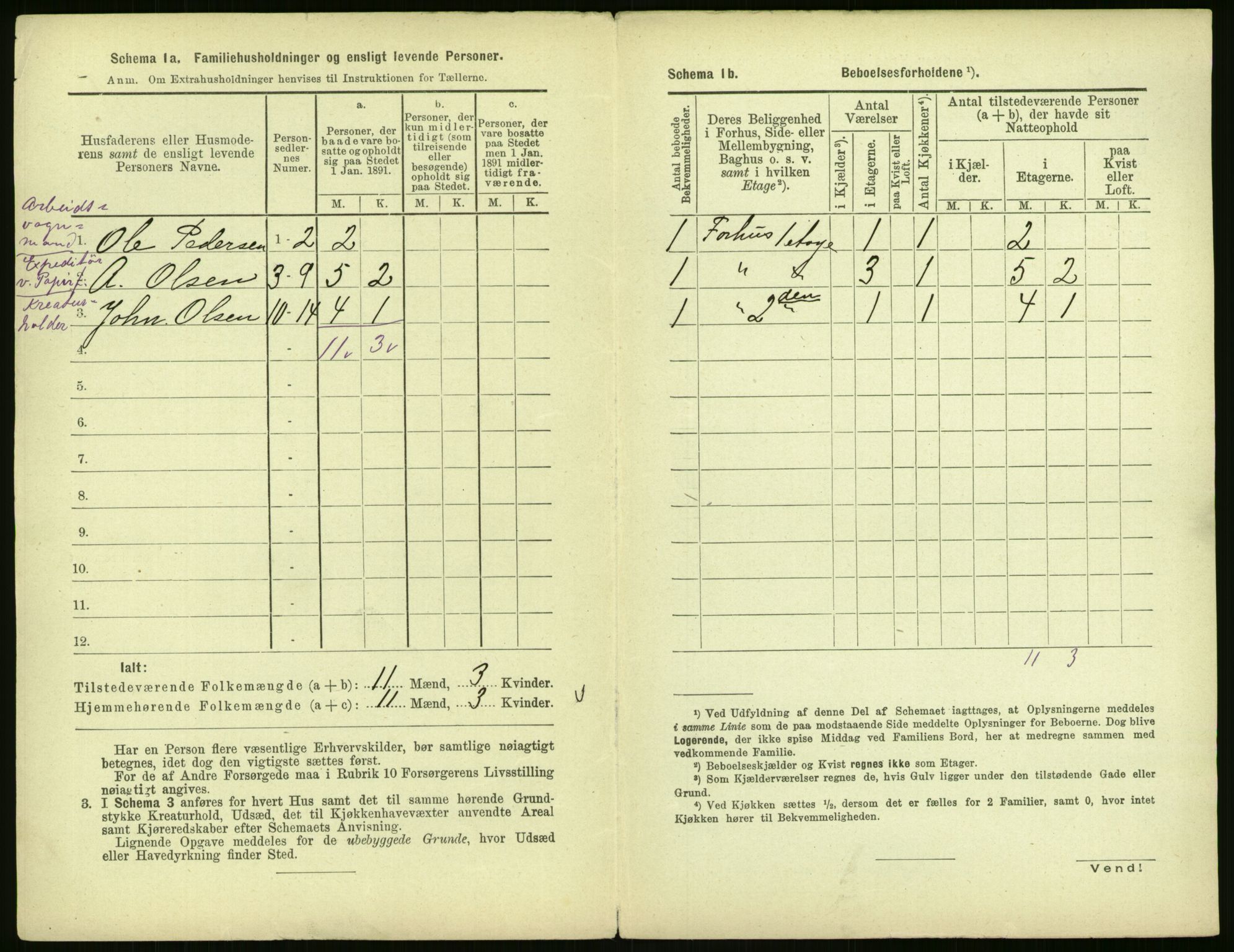 RA, 1891 census for 0301 Kristiania, 1891, p. 157392