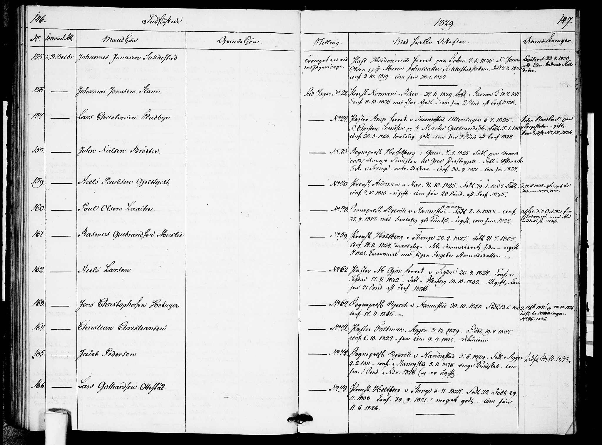 Garnisonsmenigheten Kirkebøker, AV/SAO-A-10846/F/Fa/L0005: Parish register (official) no. 5, 1824-1830, p. 146-147