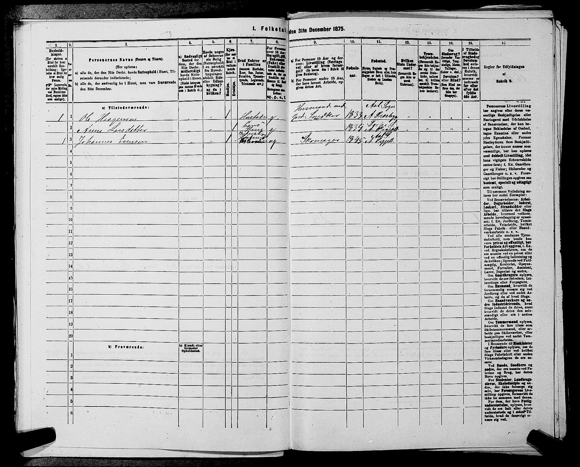 SAKO, 1875 census for 0619P Ål, 1875, p. 227
