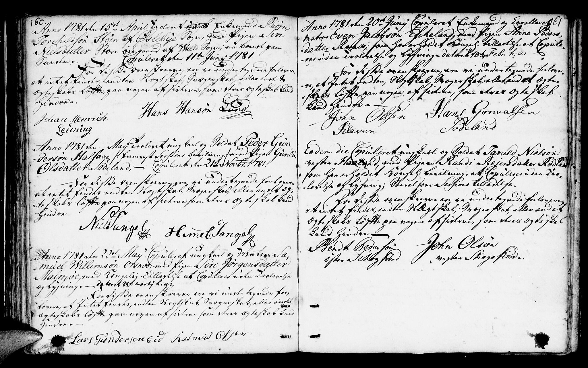 Mandal sokneprestkontor, AV/SAK-1111-0030/F/Fa/Faa/L0006: Parish register (official) no. A 6, 1755-1783, p. 160-161