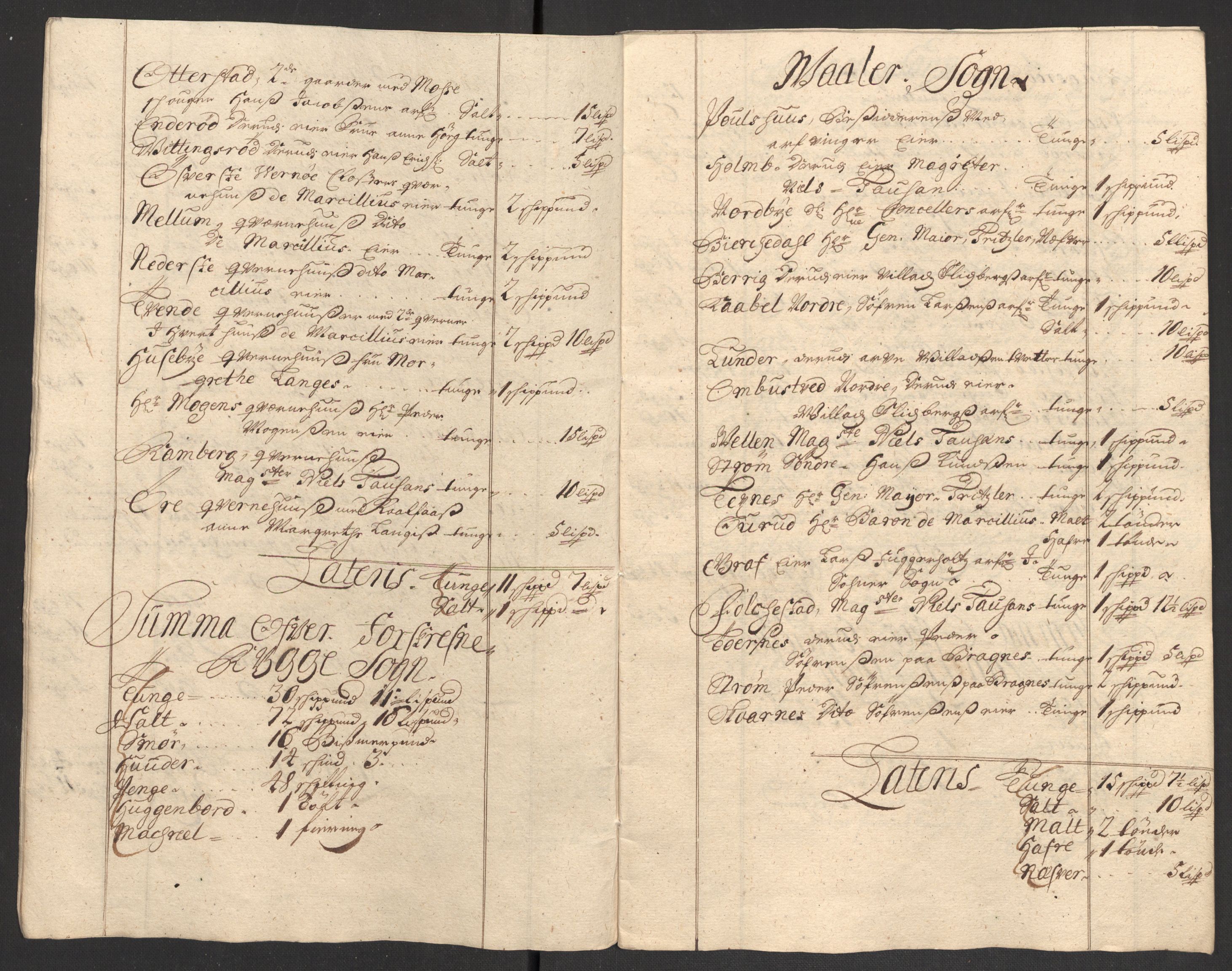 Rentekammeret inntil 1814, Reviderte regnskaper, Fogderegnskap, AV/RA-EA-4092/R04/L0130: Fogderegnskap Moss, Onsøy, Tune, Veme og Åbygge, 1701, p. 30