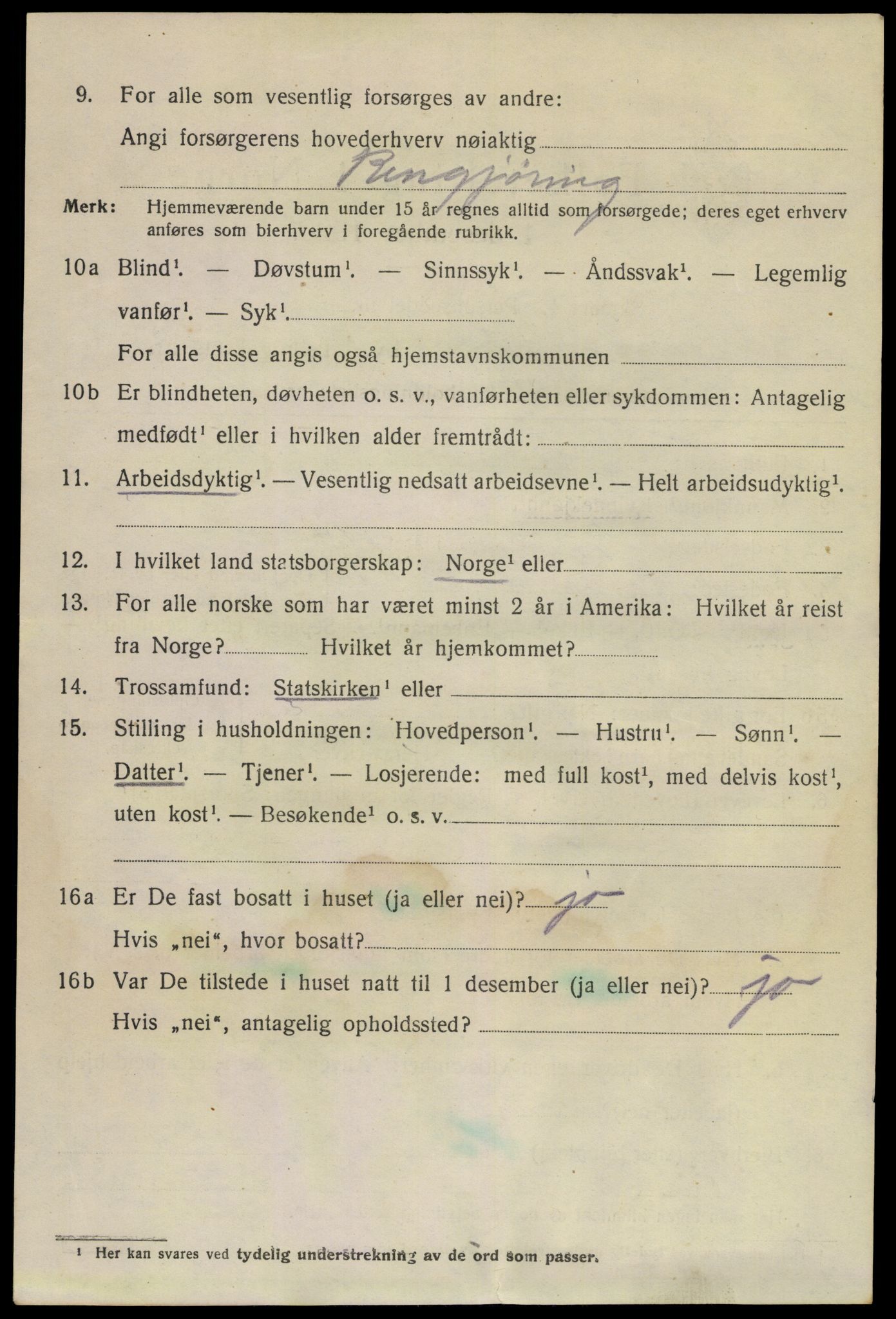 SAKO, 1920 census for Larvik, 1920, p. 22955