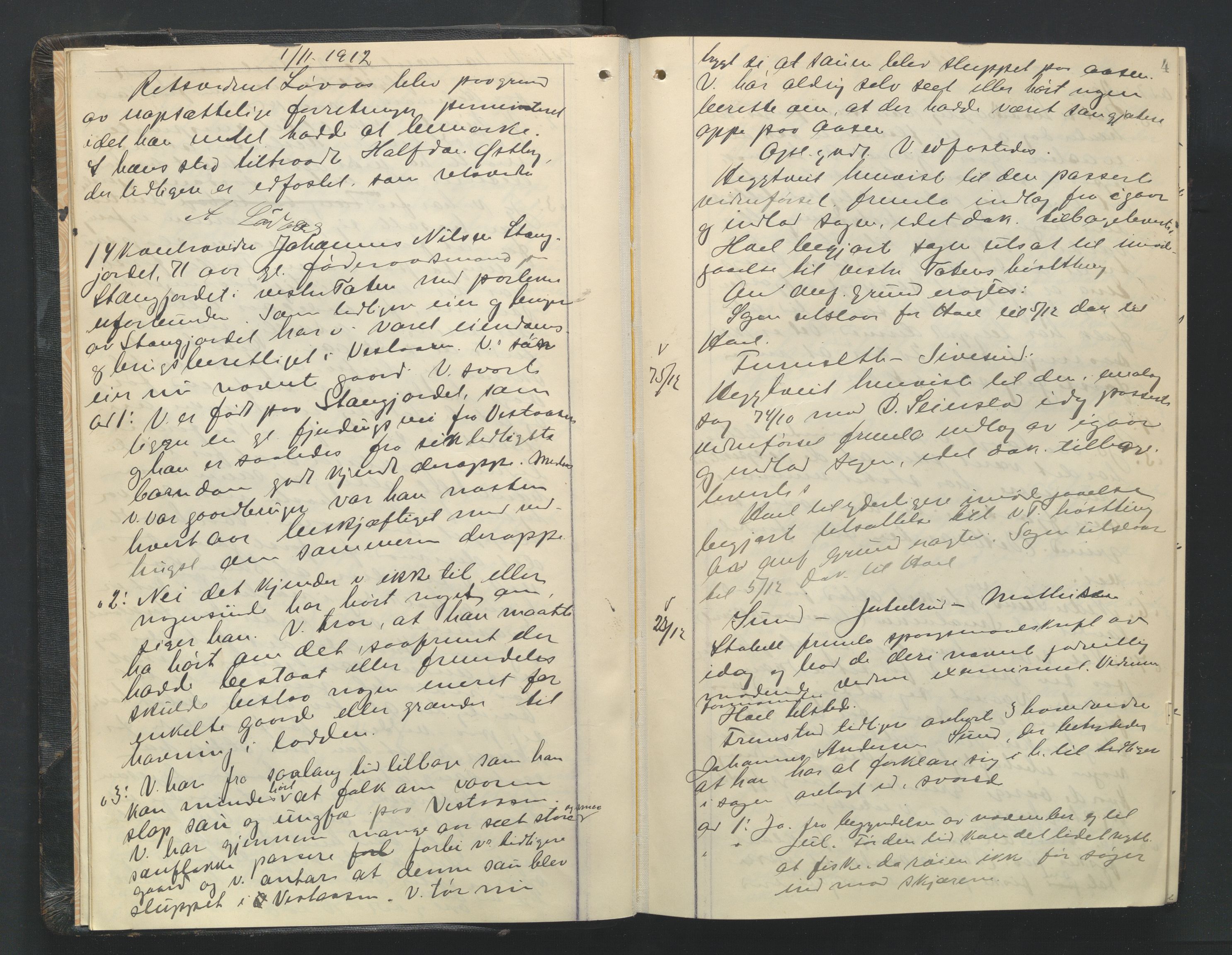 Toten tingrett, AV/SAH-TING-006/G/Gb/Gba/L0063: Tingbok, 1912-1914, p. 3b-4a