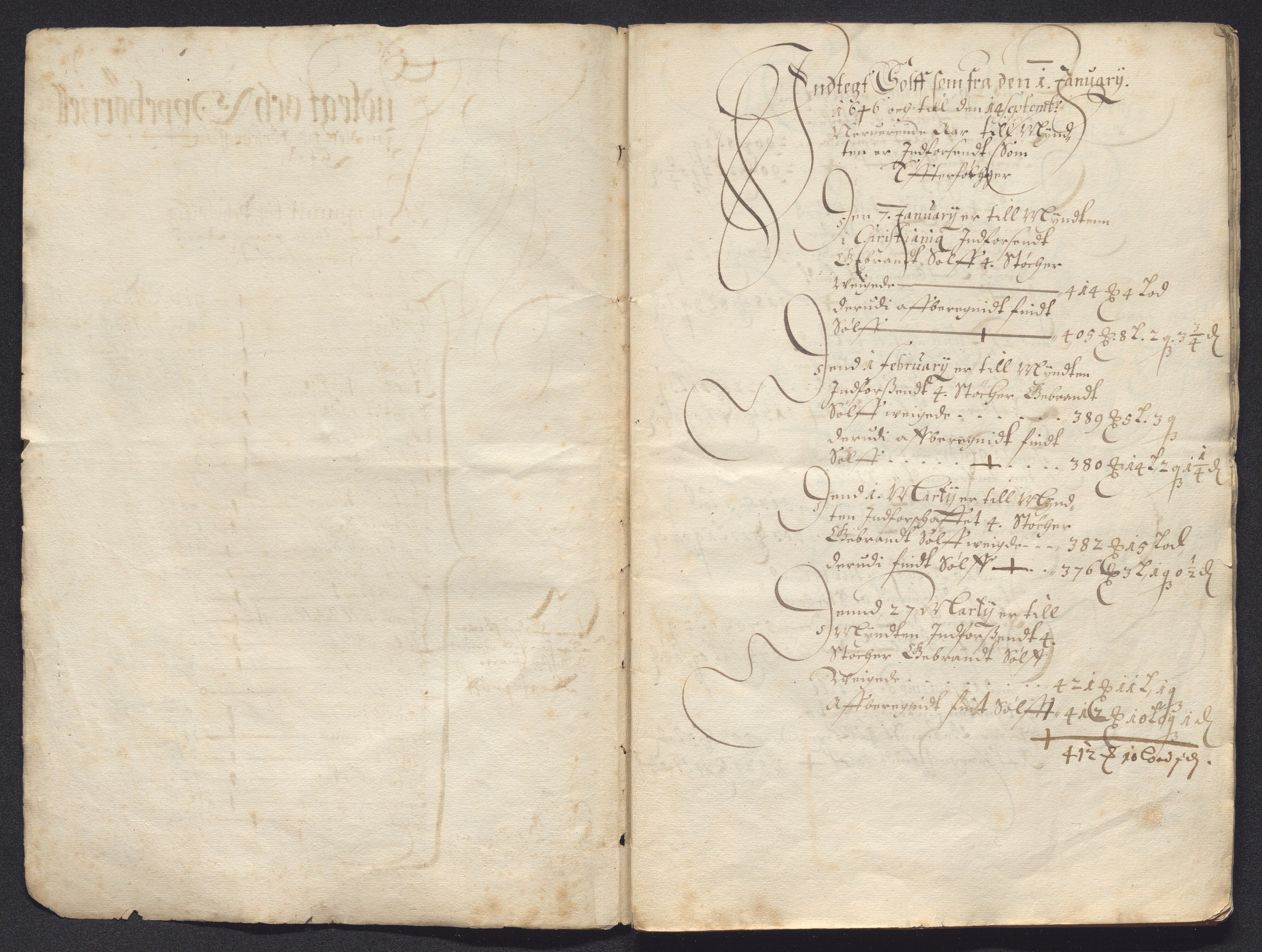 Kongsberg Sølvverk 1623-1816, AV/SAKO-EA-3135/001/D/Dc/Dcd/L0021: Utgiftsregnskap for gruver m.m. , 1645-1646, p. 521