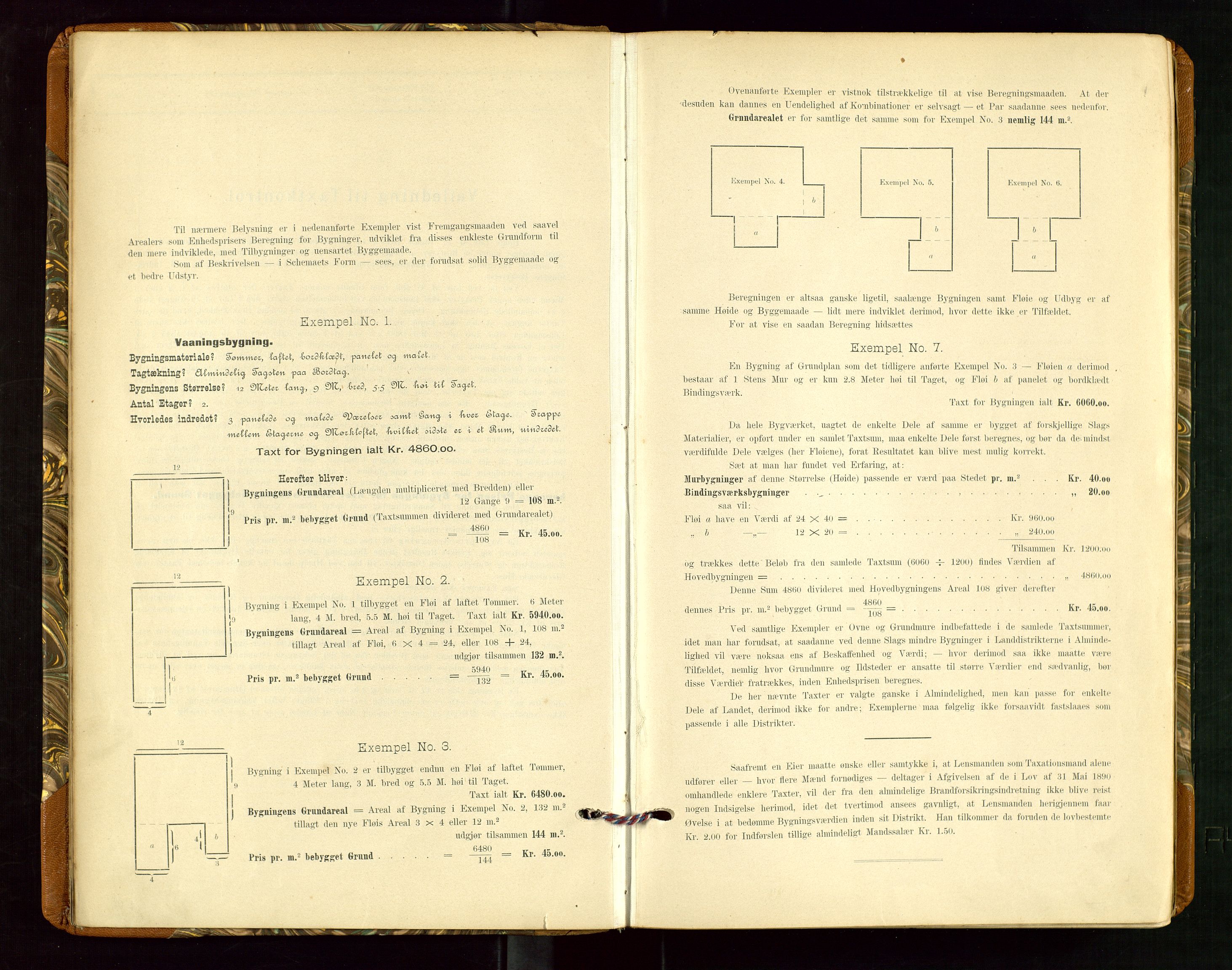 Torvestad lensmannskontor, SAST/A-100307/1/Gob/L0002: "Brandtakstprotokol for Lensmanden i Torvestad", 1900-1905