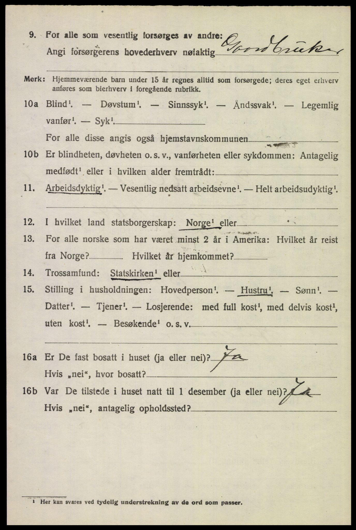 SAH, 1920 census for Eidskog, 1920, p. 12254