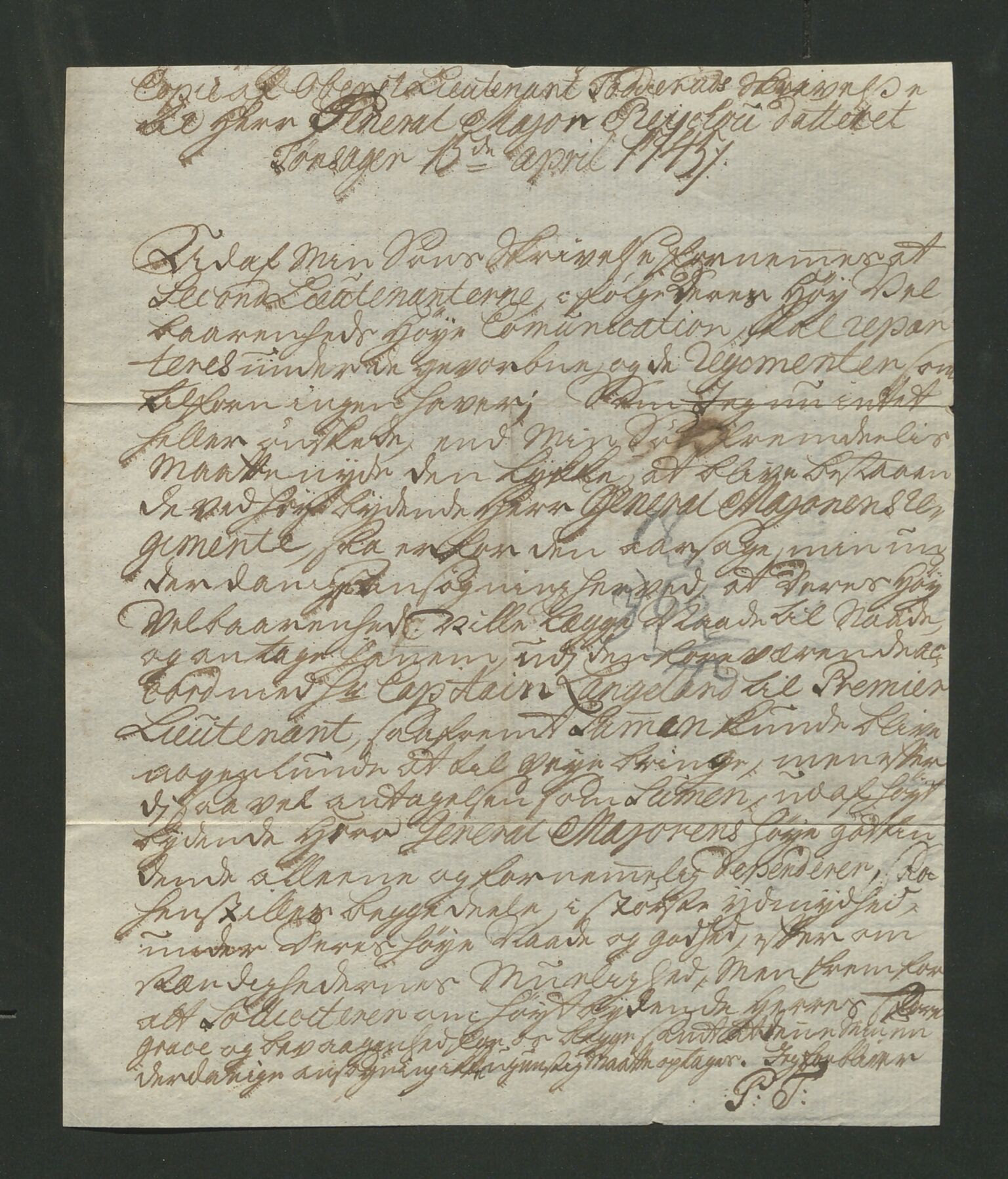 Åker i Vang, Hedmark, og familien Todderud, AV/SAH-ARK-010/J/Jc/L0001: Korrespondanse, 1706-1752, p. 140