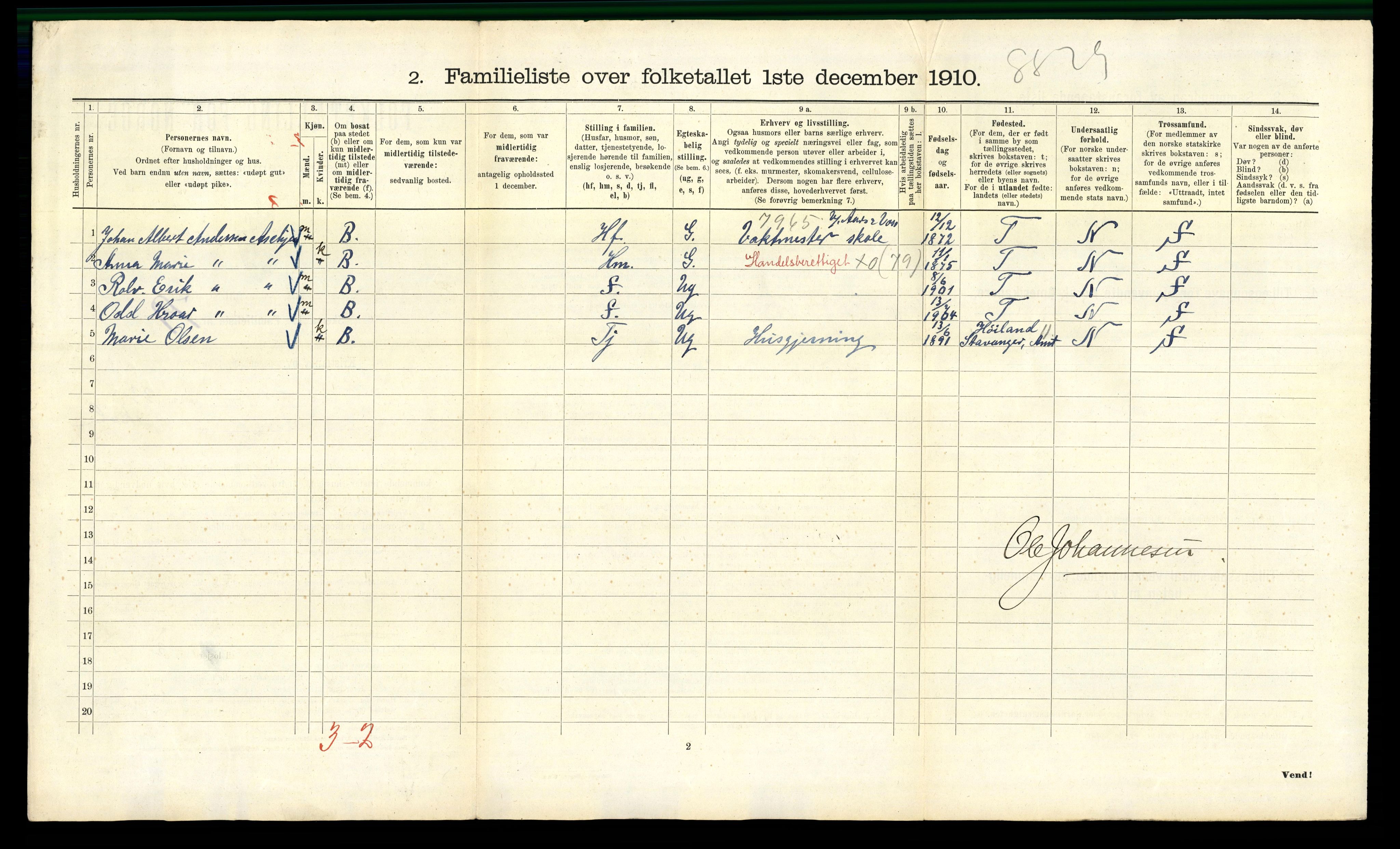 RA, 1910 census for Kristiania, 1910, p. 96838