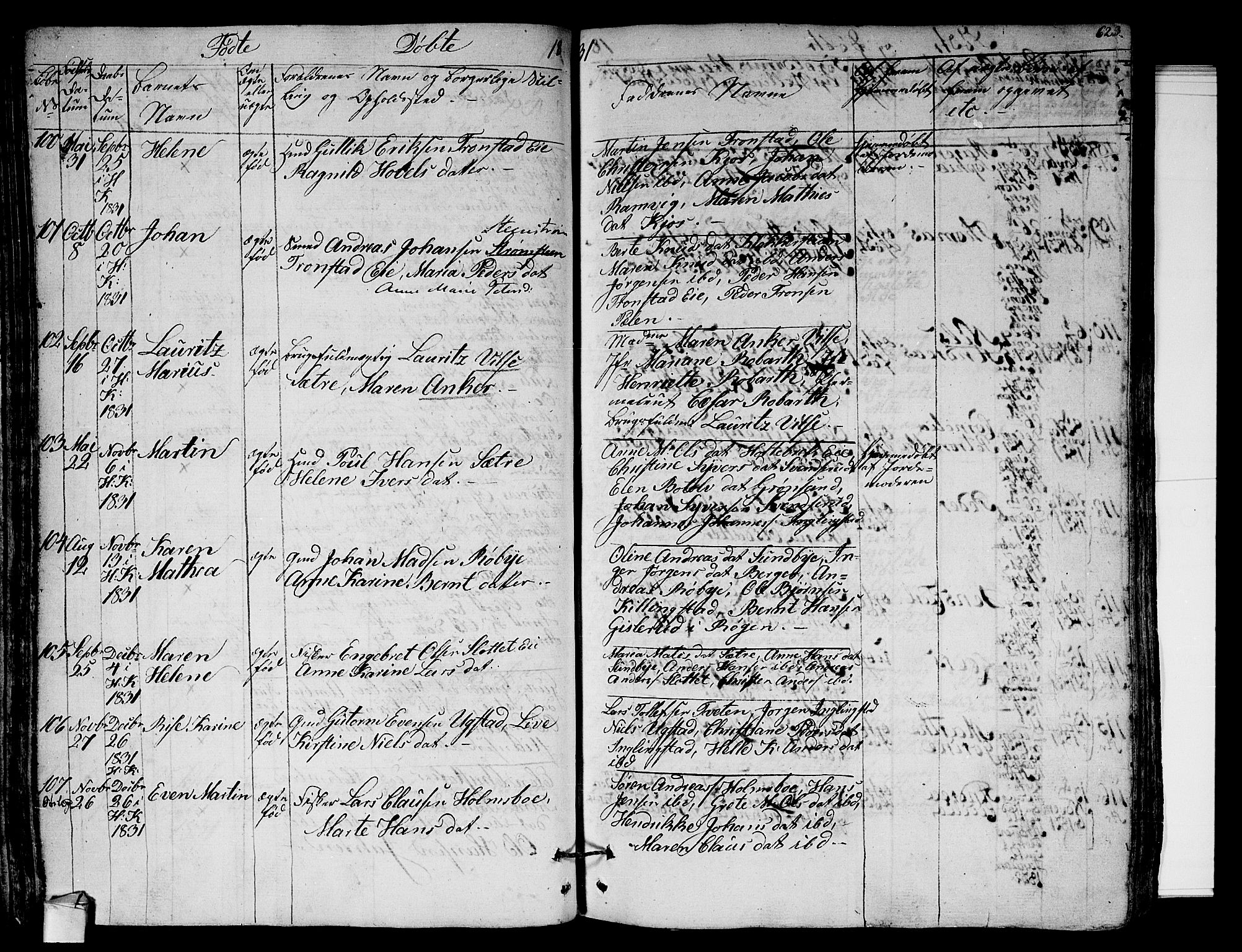 Hurum kirkebøker, AV/SAKO-A-229/F/Fa/L0010: Parish register (official) no. 10, 1827-1846, p. 62