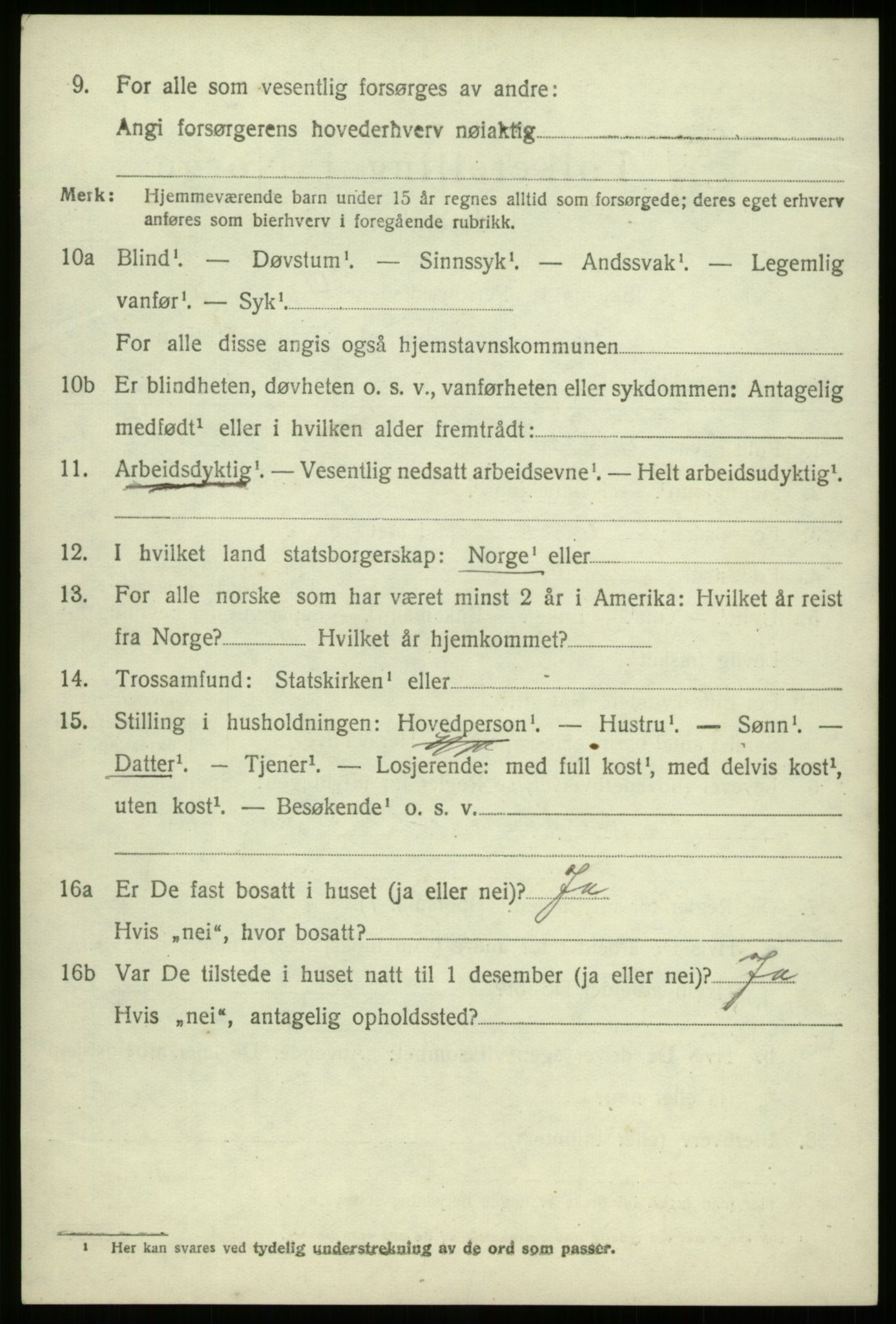 SAB, 1920 census for Davik, 1920, p. 6050