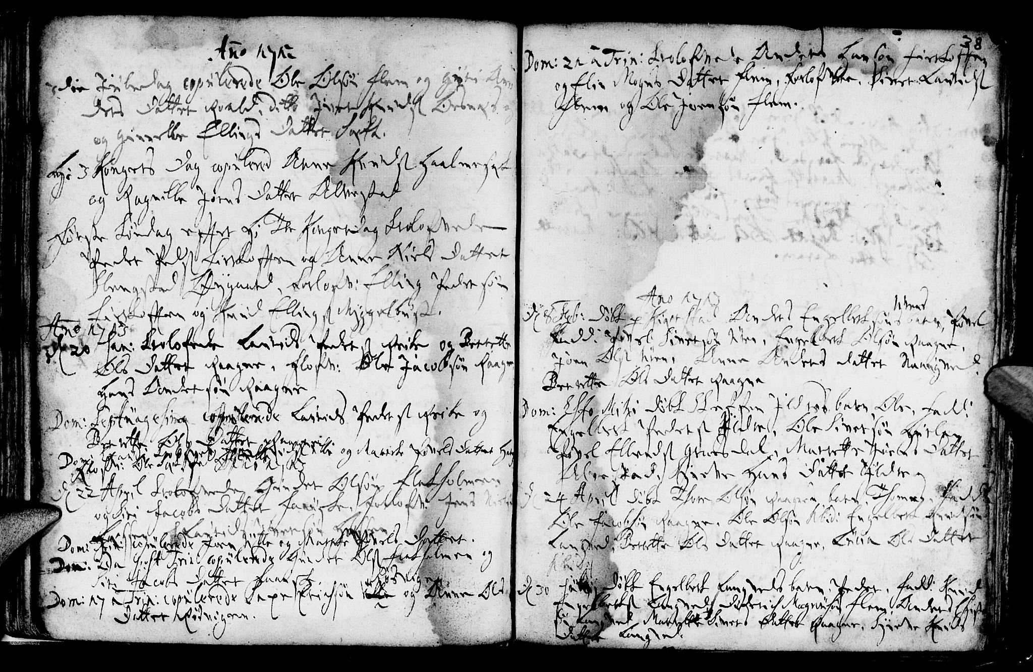 Ministerialprotokoller, klokkerbøker og fødselsregistre - Møre og Romsdal, AV/SAT-A-1454/536/L0491: Parish register (official) no. 536A01 /1, 1689-1737, p. 38