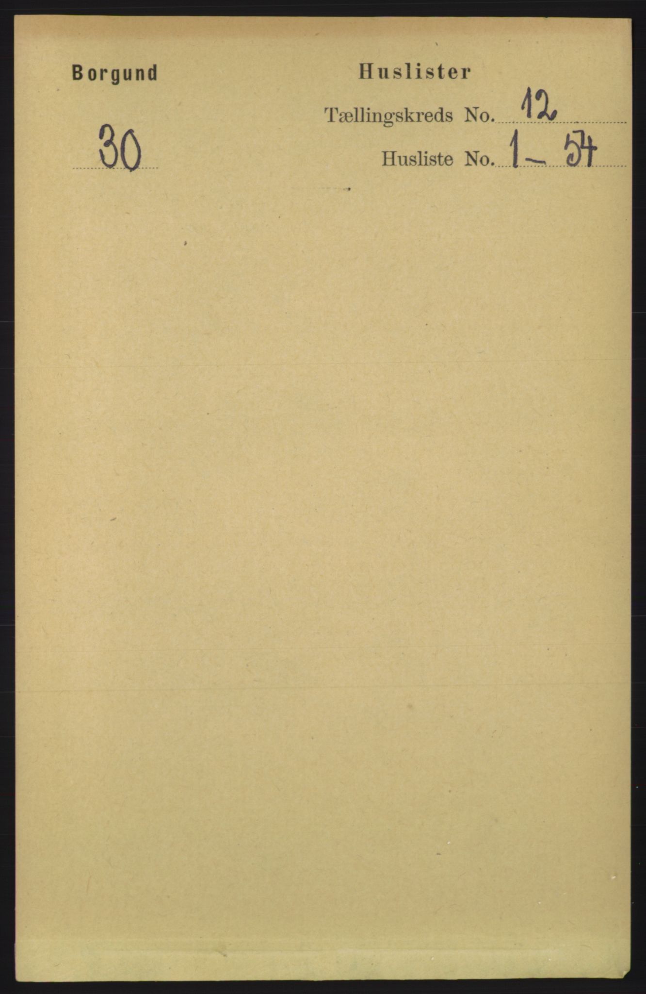RA, 1891 census for 1531 Borgund, 1891, p. 3139