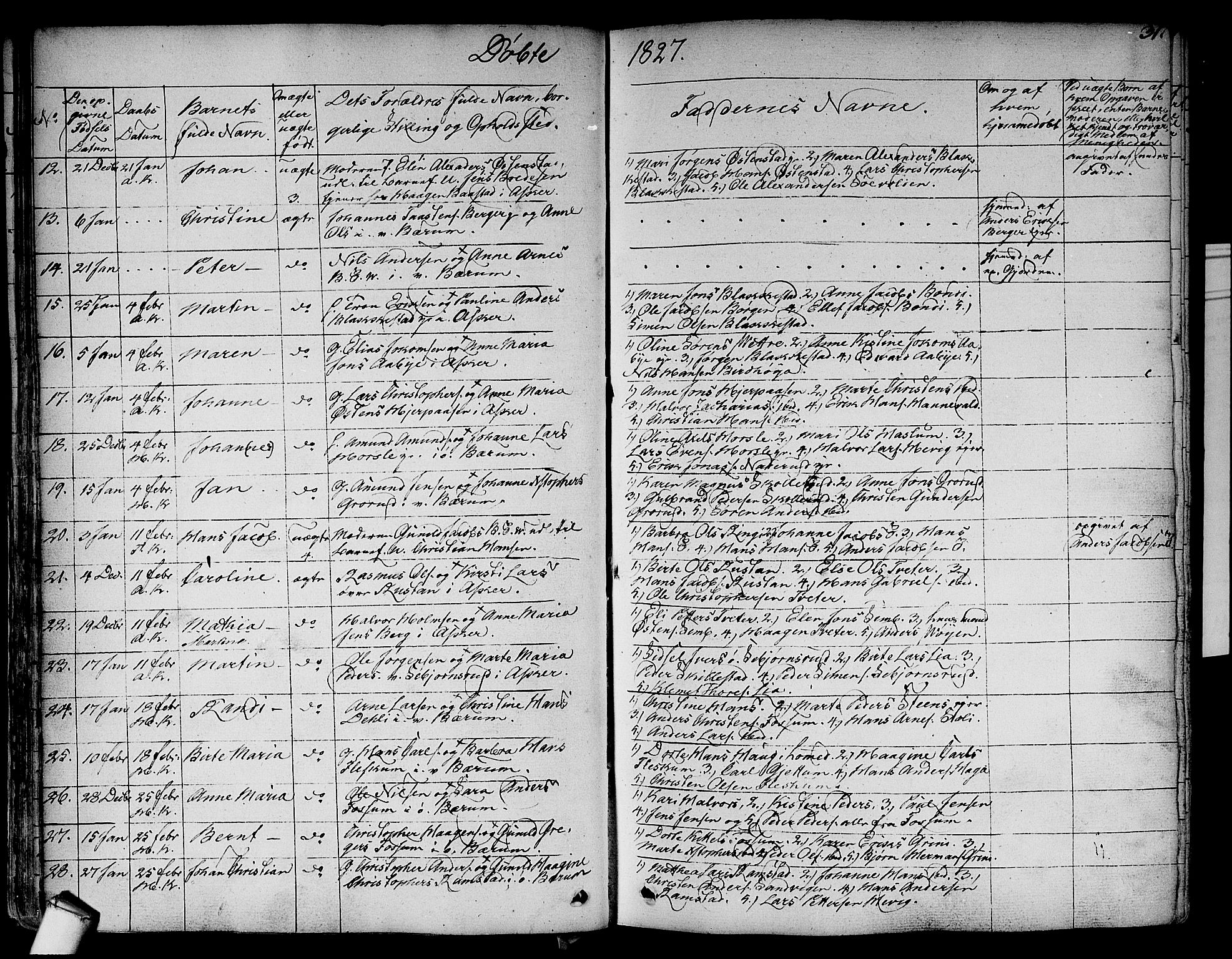 Asker prestekontor Kirkebøker, SAO/A-10256a/F/Fa/L0007: Parish register (official) no. I 7, 1825-1864, p. 31