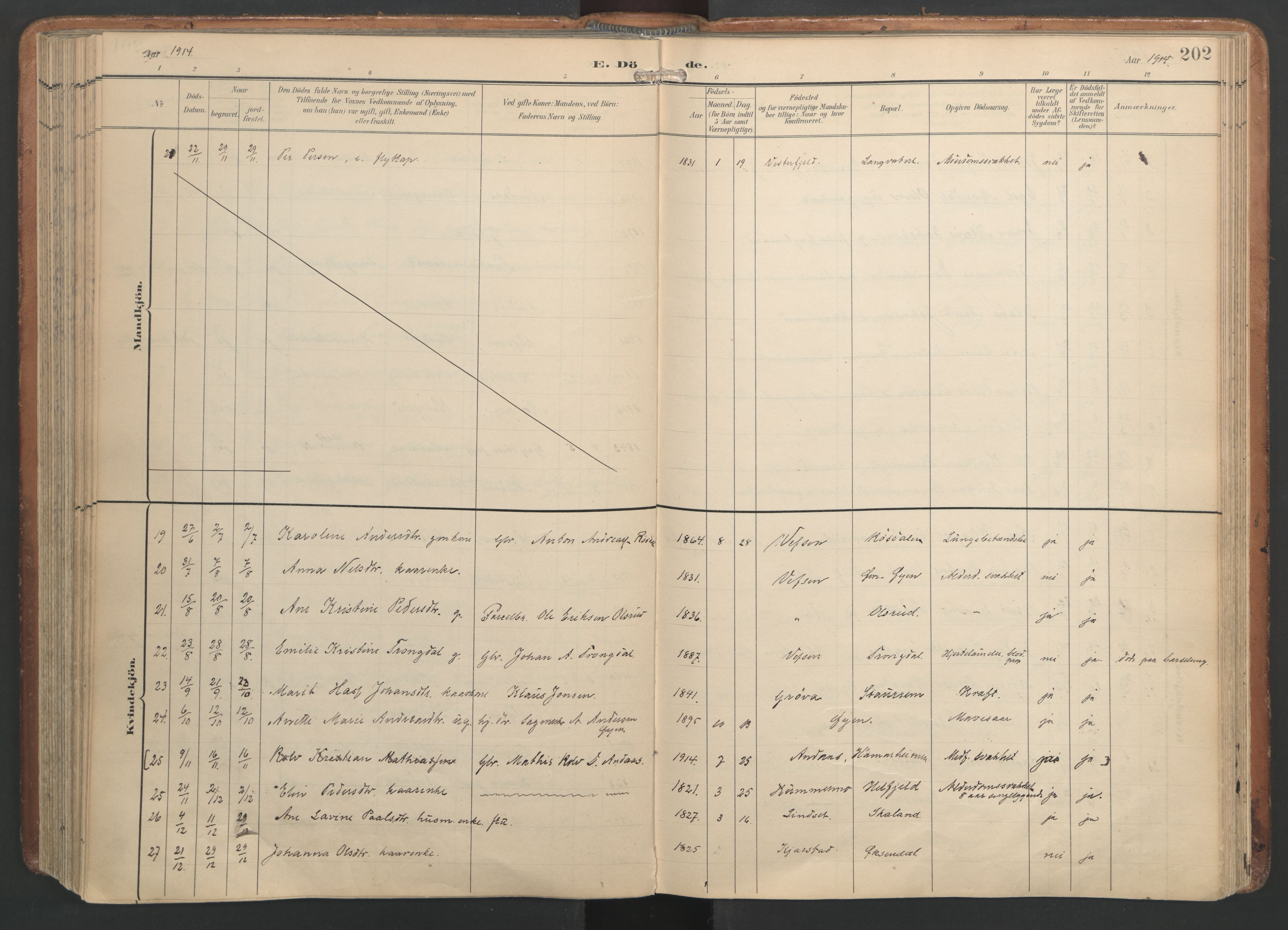 Ministerialprotokoller, klokkerbøker og fødselsregistre - Nordland, AV/SAT-A-1459/820/L0298: Parish register (official) no. 820A19, 1897-1915, p. 202