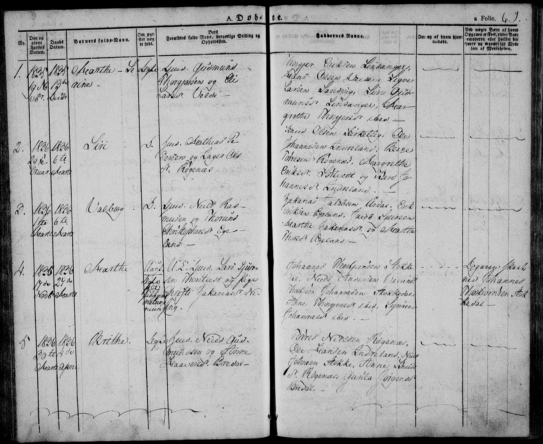 Skjold sokneprestkontor, AV/SAST-A-101847/H/Ha/Haa/L0005: Parish register (official) no. A 5, 1830-1856, p. 69