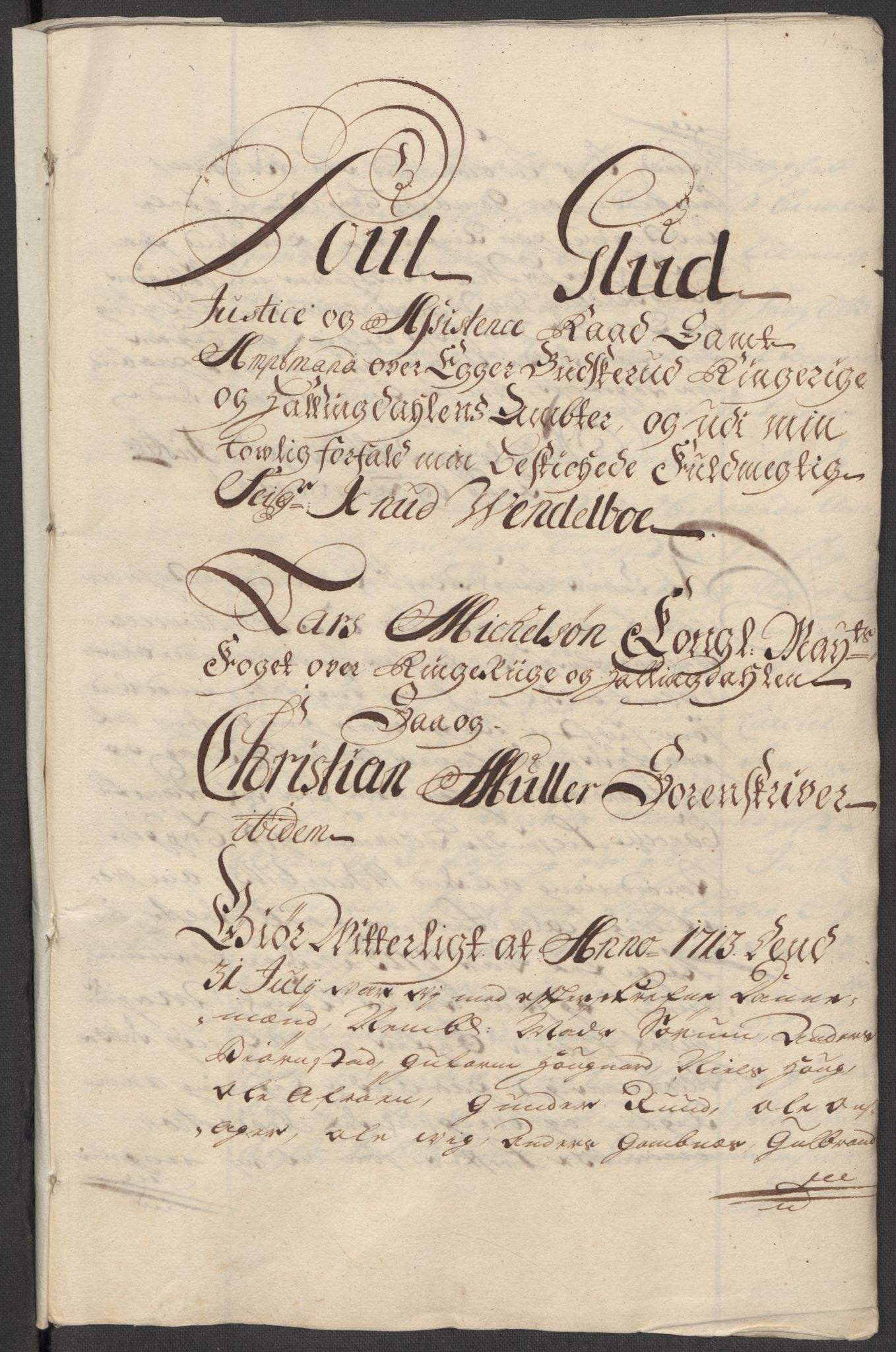 Rentekammeret inntil 1814, Reviderte regnskaper, Fogderegnskap, RA/EA-4092/R23/L1471: Fogderegnskap Ringerike og Hallingdal, 1713-1714, p. 131