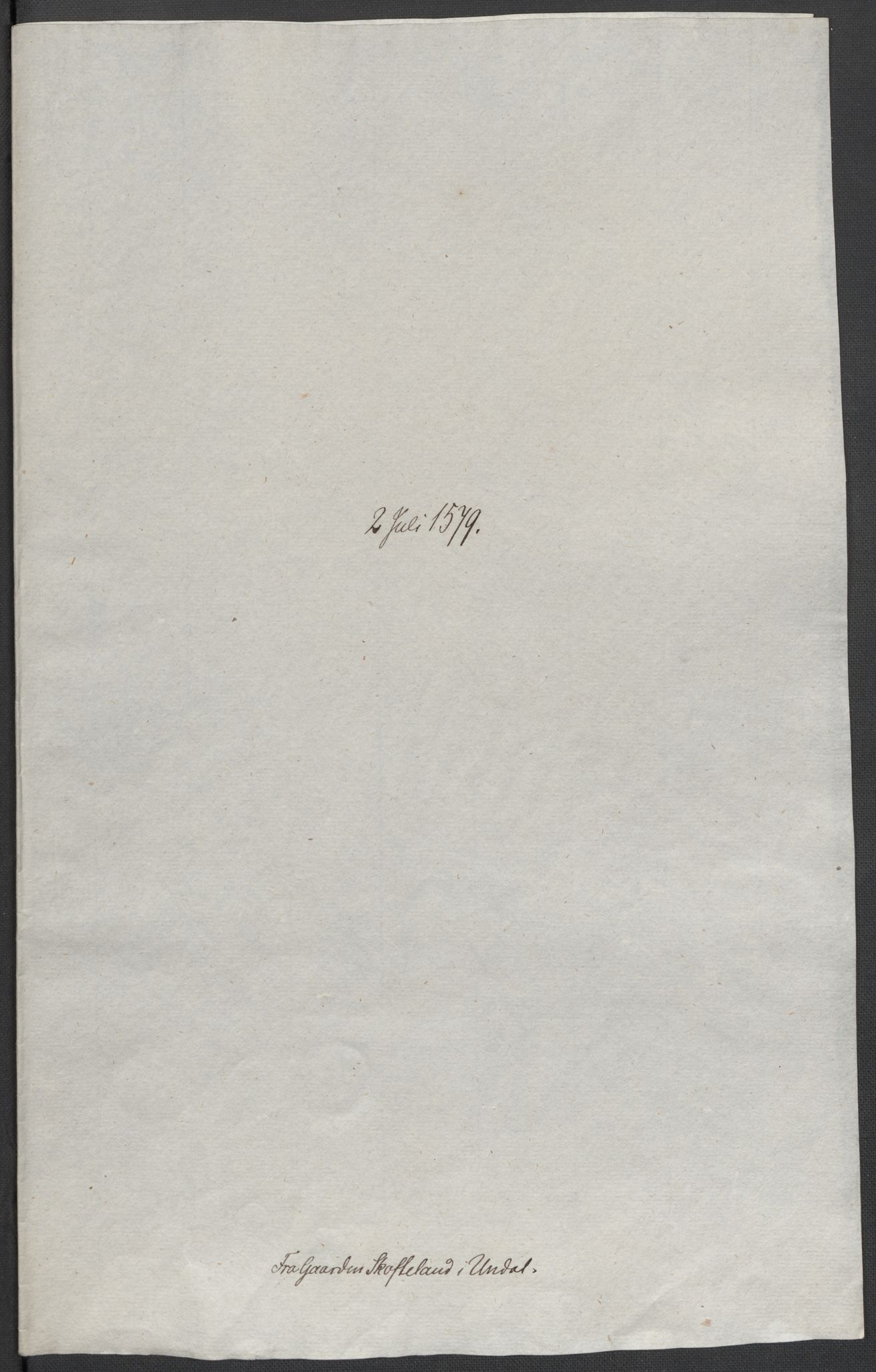 Riksarkivets diplomsamling, AV/RA-EA-5965/F02/L0081: Dokumenter, 1579, p. 30