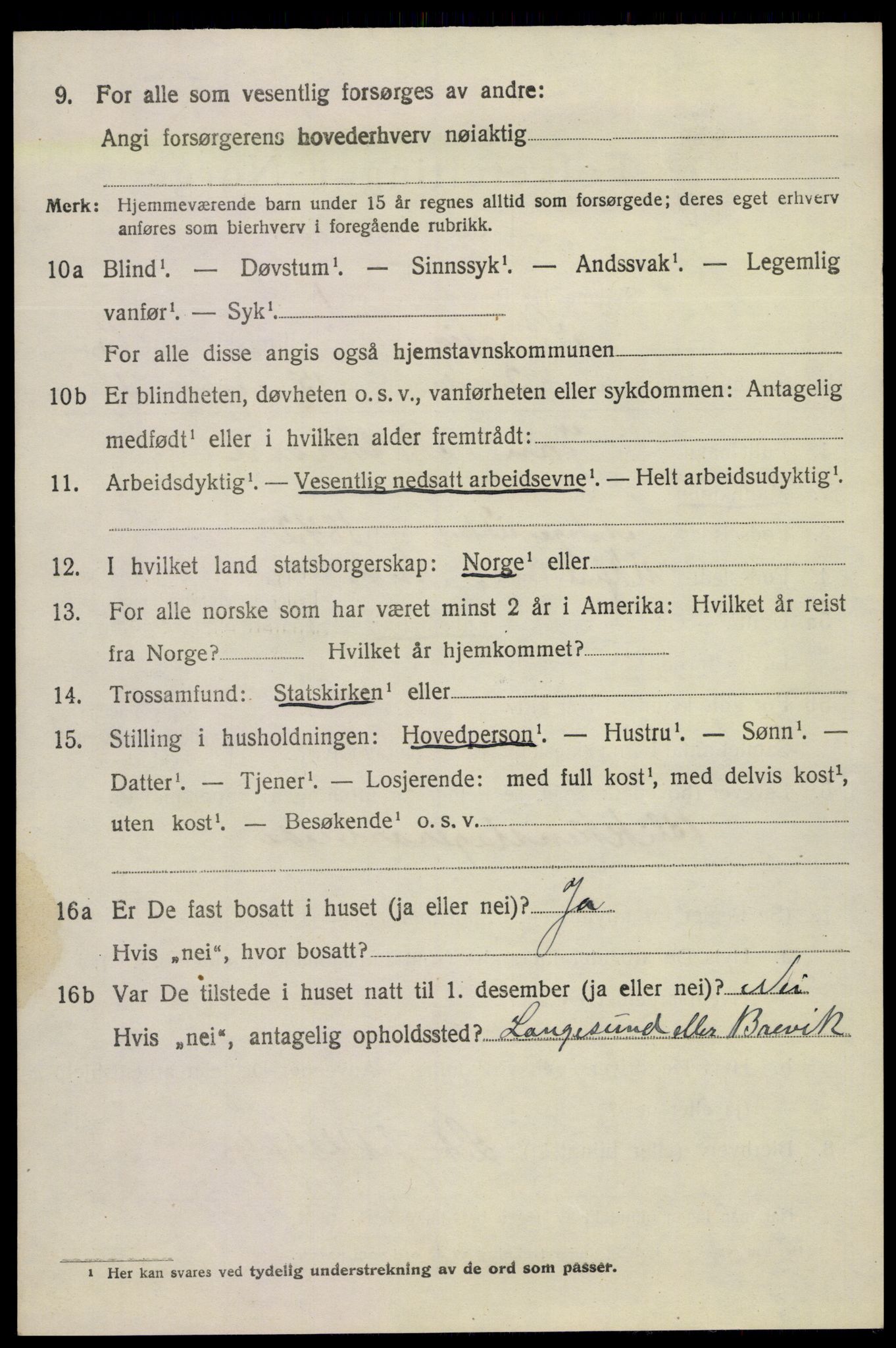 SAKO, 1920 census for Skåtøy, 1920, p. 9049