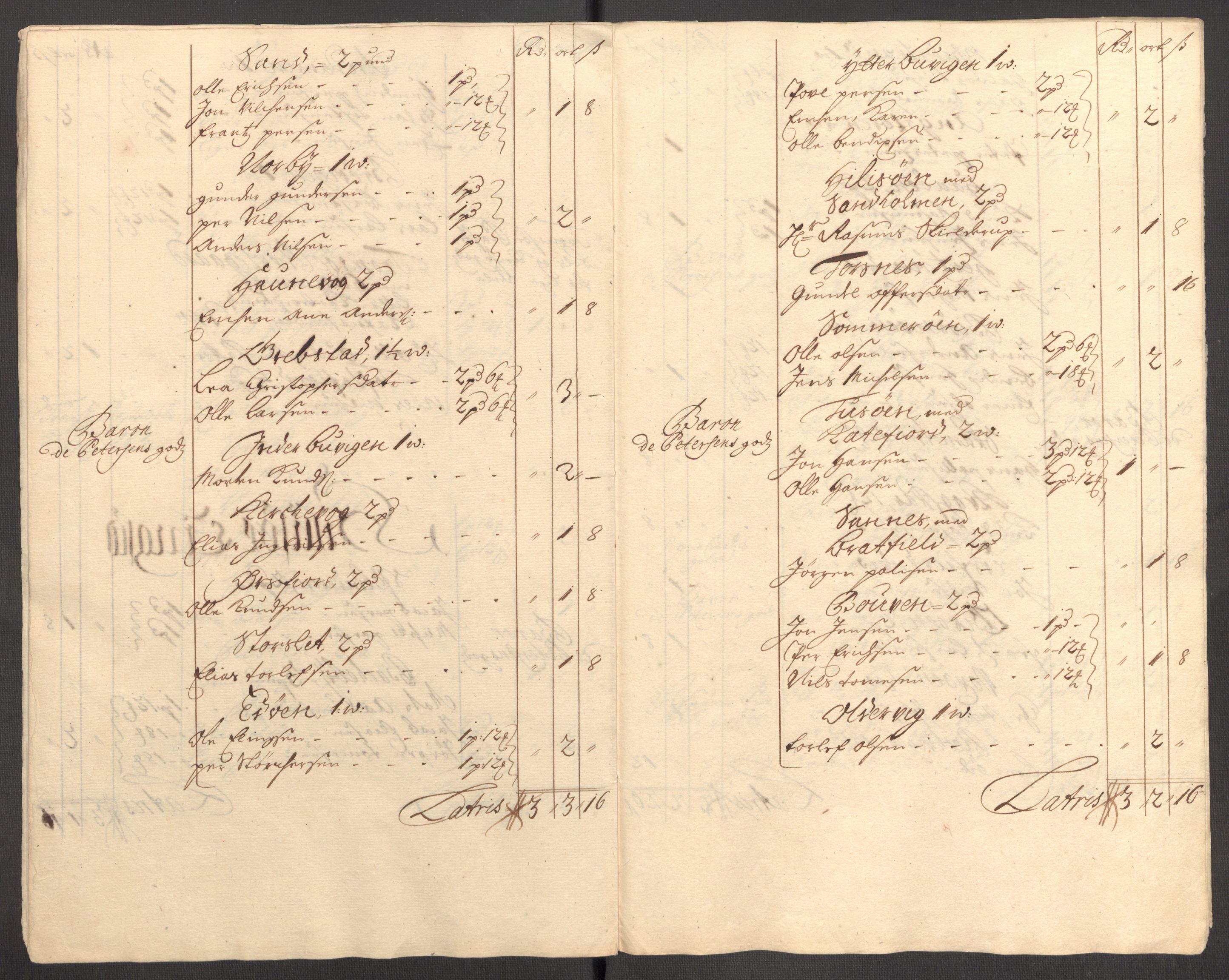 Rentekammeret inntil 1814, Reviderte regnskaper, Fogderegnskap, AV/RA-EA-4092/R68/L4756: Fogderegnskap Senja og Troms, 1705-1707, p. 344