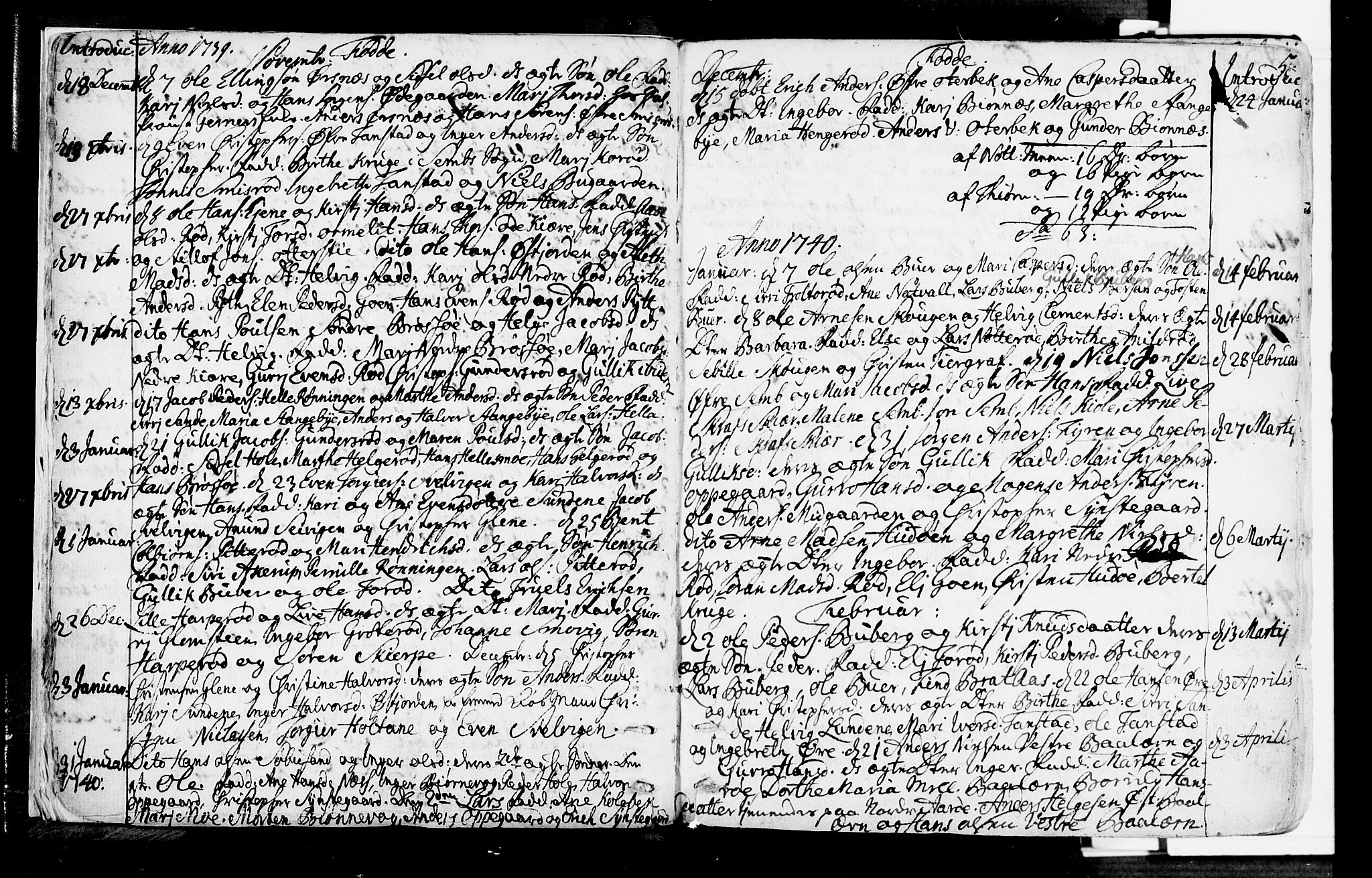 Nøtterøy kirkebøker, SAKO/A-354/F/Fa/L0002: Parish register (official) no. I 2, 1738-1790, p. 5
