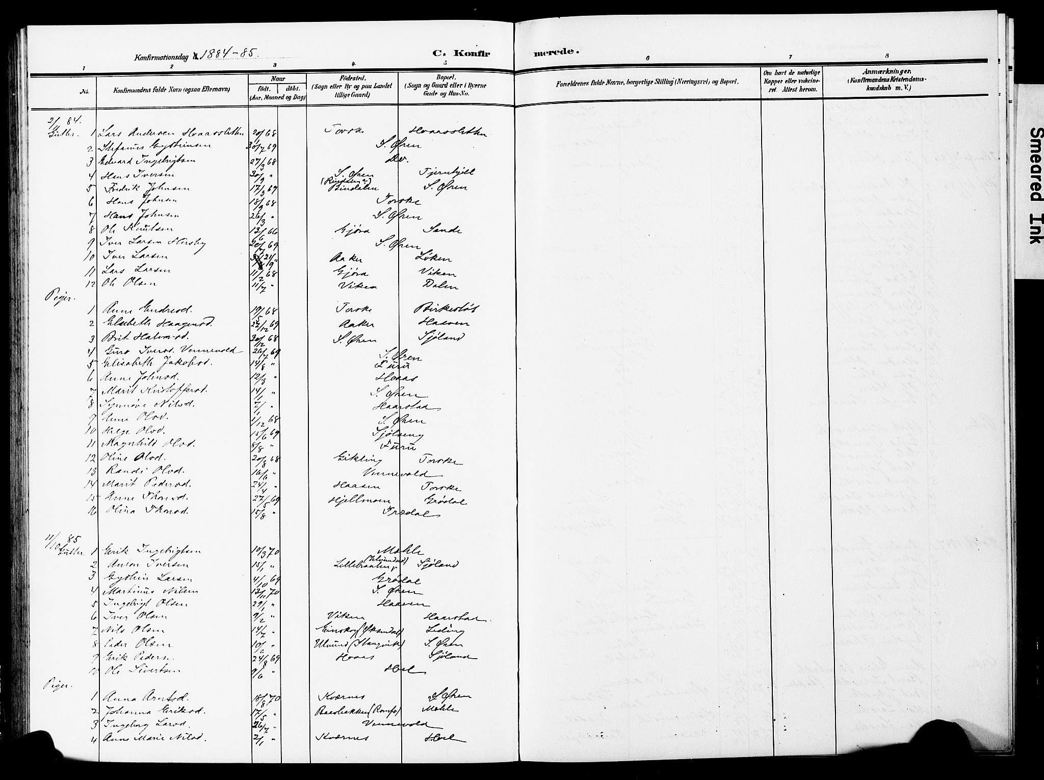 Ministerialprotokoller, klokkerbøker og fødselsregistre - Møre og Romsdal, AV/SAT-A-1454/590/L1017: Parish register (copy) no. 590C02, 1869-1931