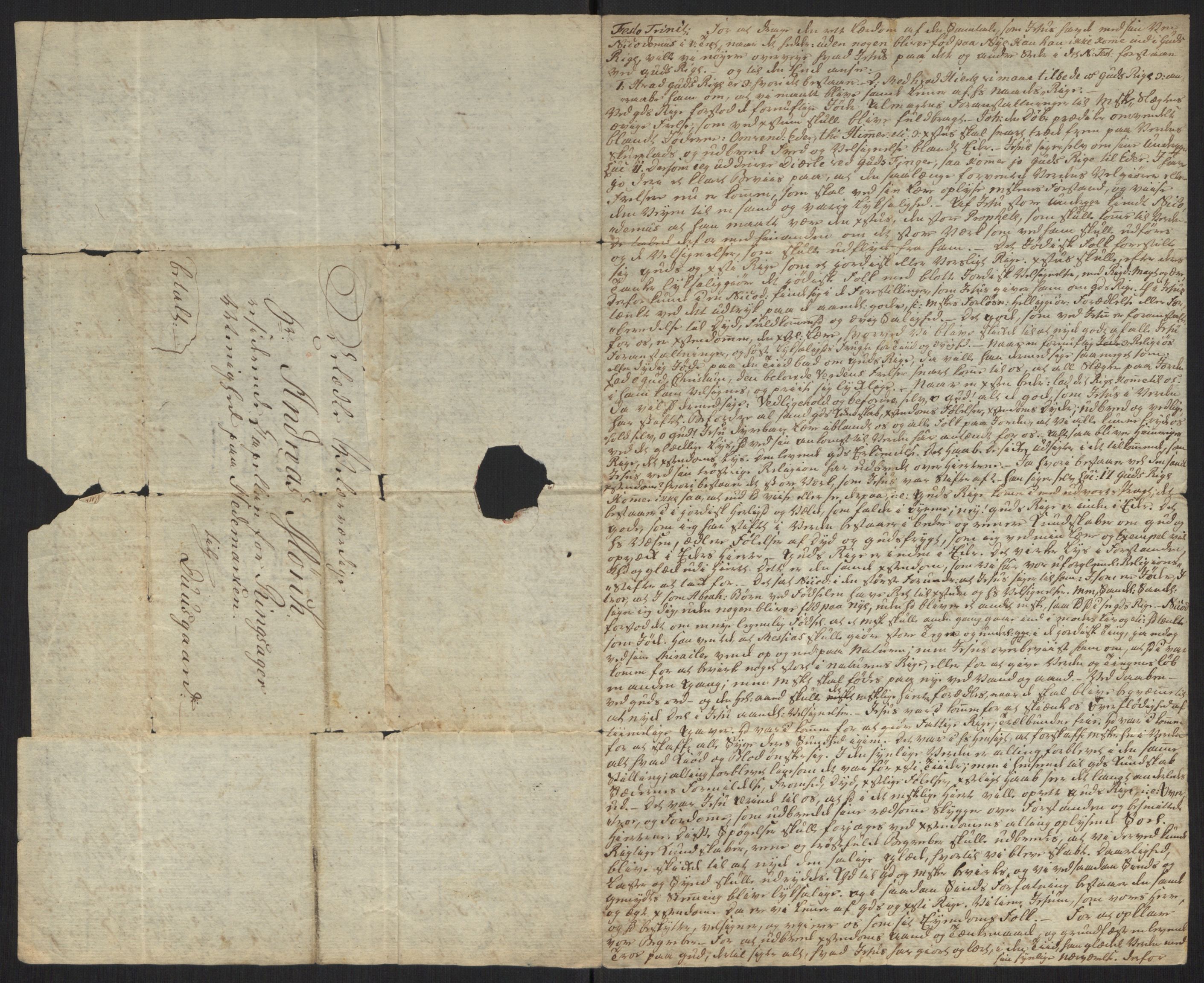 Mørch, Andreas Jensen, AV/RA-PA-0004/F/L0001: Brev, avskrifter, familiedokumenter m.v., 1345-1834, p. 2