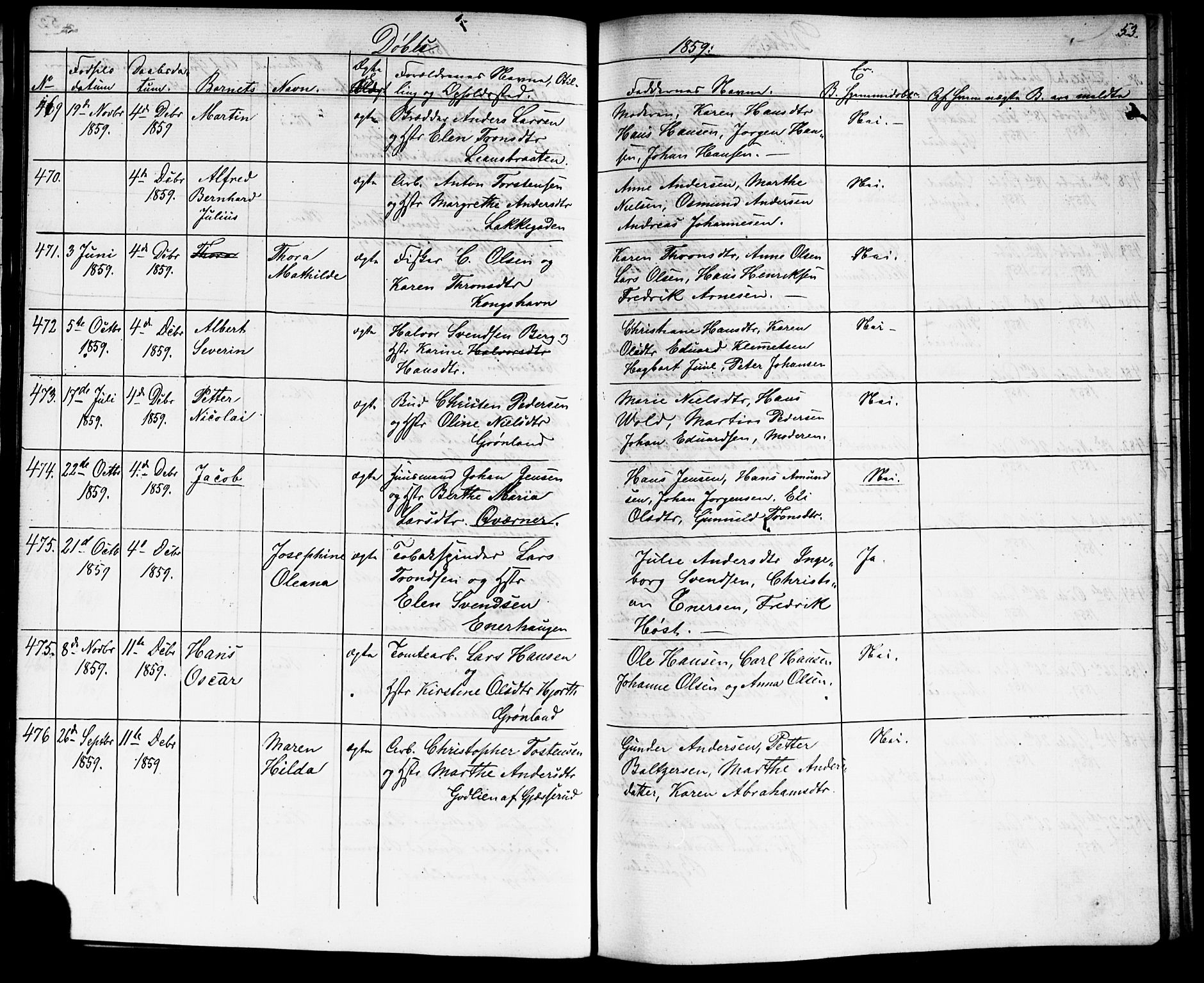 Grønland prestekontor Kirkebøker, SAO/A-10848/G/Ga/L0001: Parish register (copy) no. 1, 1859-1861, p. 53