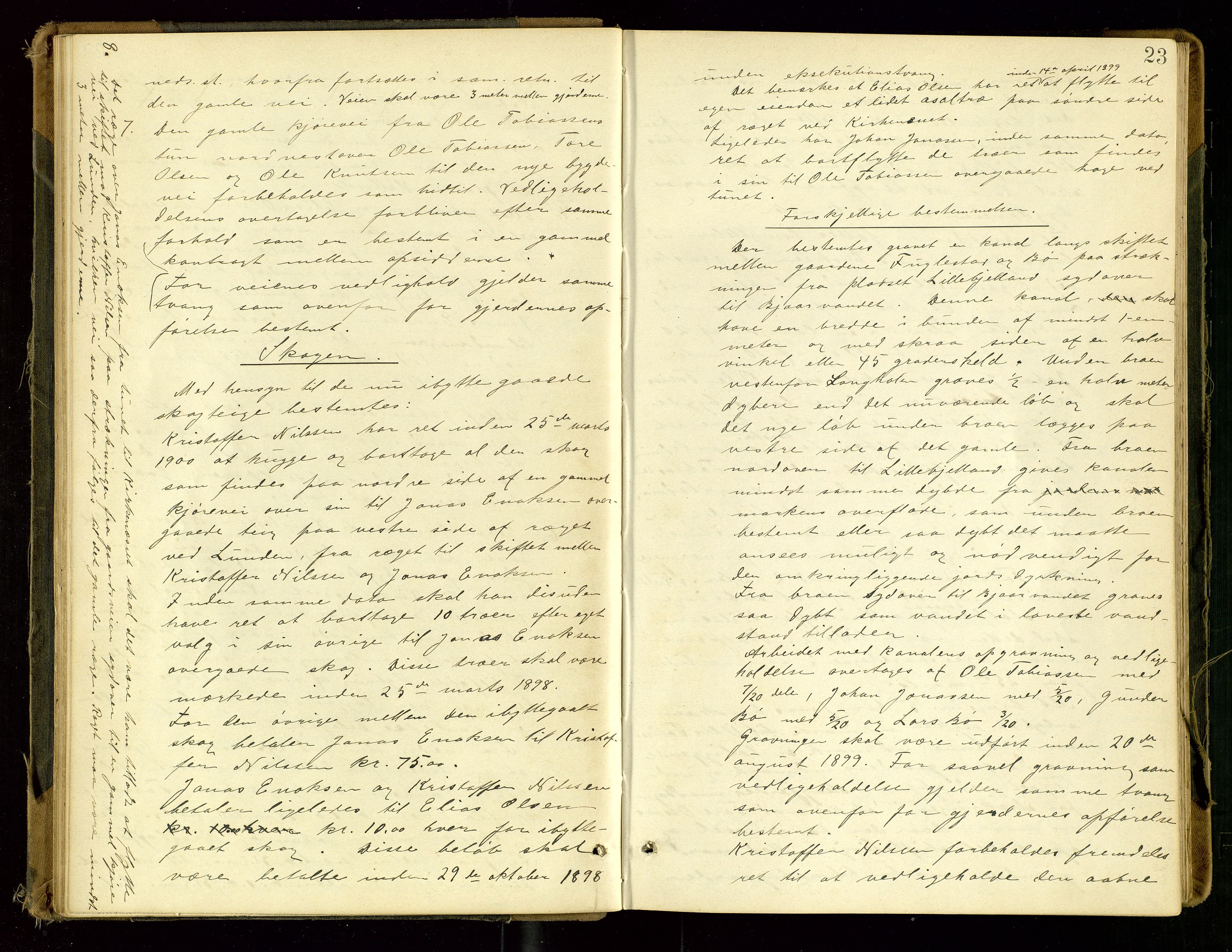 Rogaland jordskifterett, AV/SAST-A-102426/Oa/L0053: Forhandlingsprotokoll, 1897-1904, p. 23
